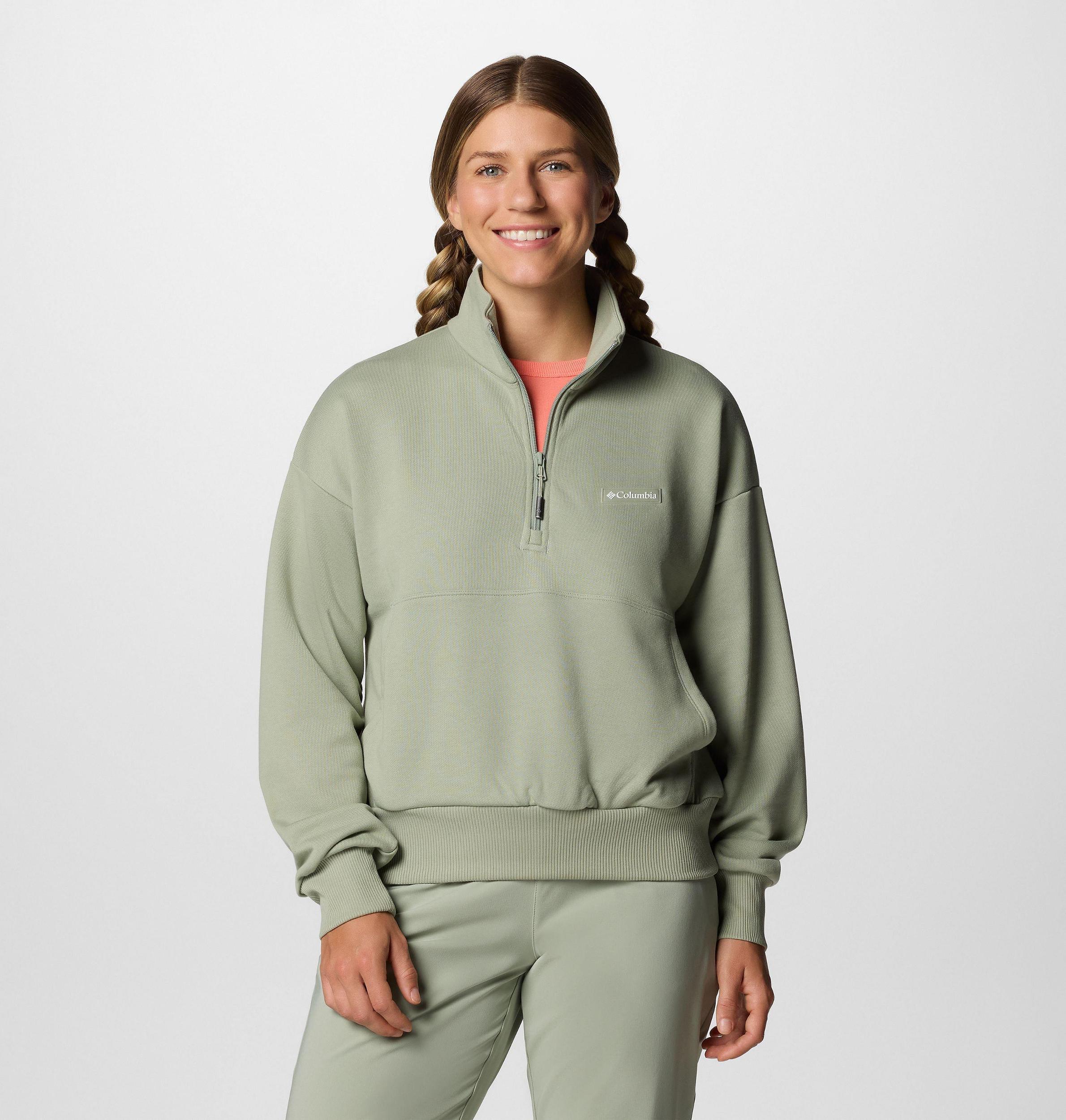 Columbia Womens Marble Canyon French Terry Quarter Zip Pullover- Product Image