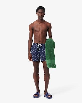 Crocodile Print Swim Trunks Product Image