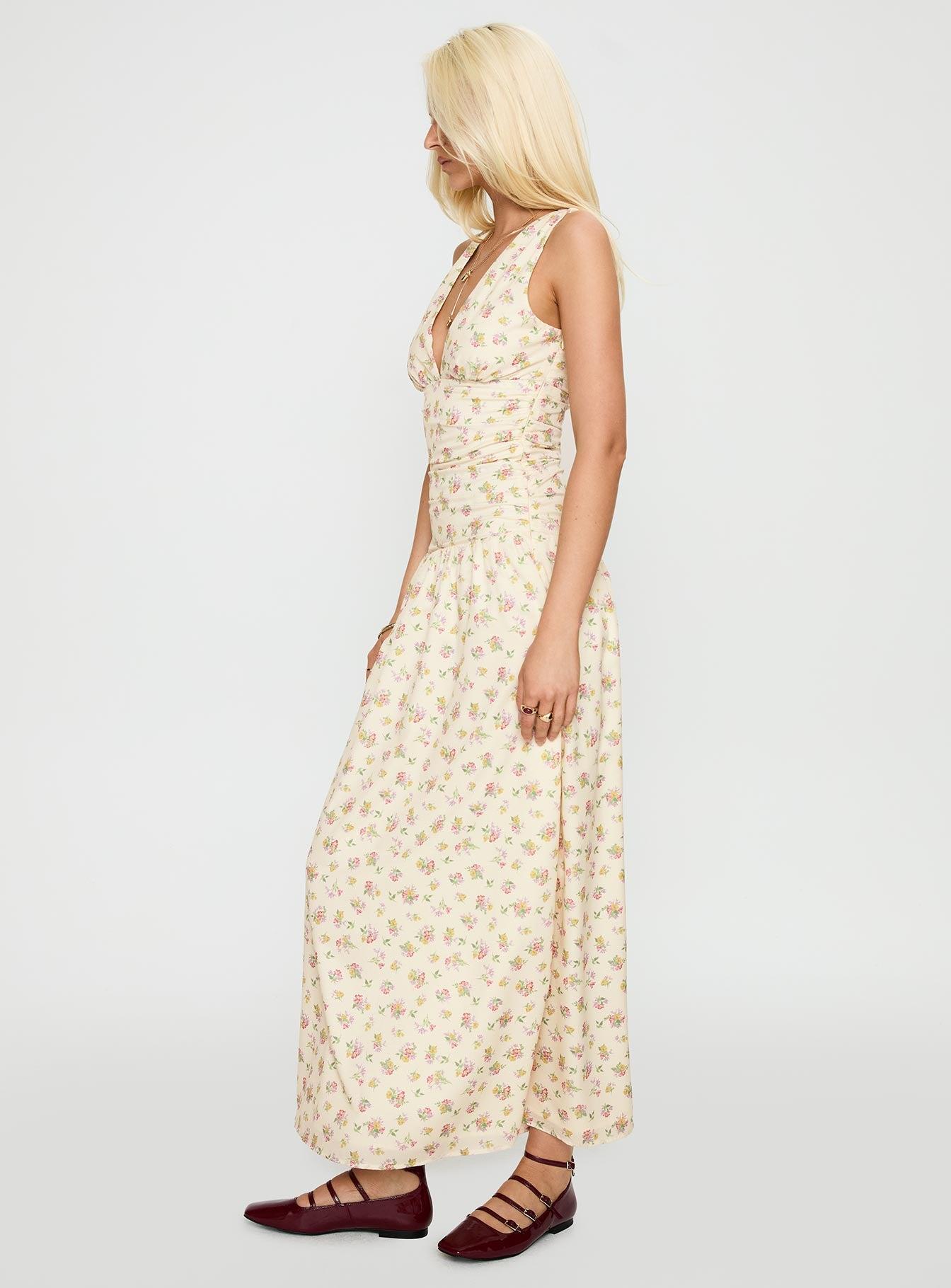 Esthie Maxi Dress Multi Floral Product Image