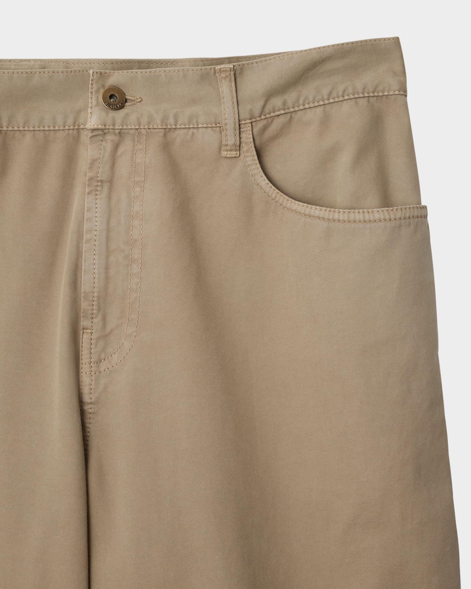 Men's Washed Twill Trousers Product Image