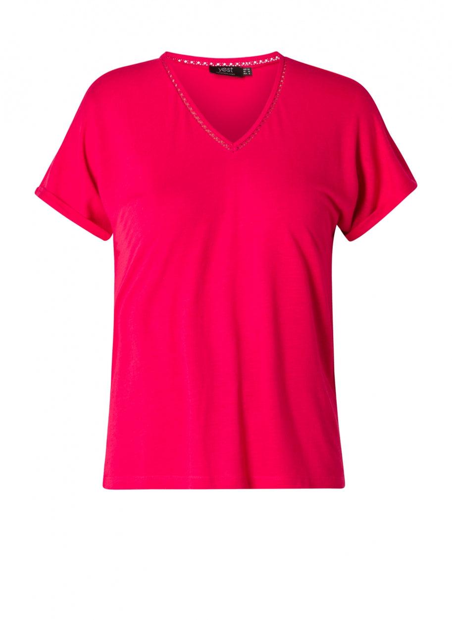 Yesta V-neck Tee Goldy Product Image