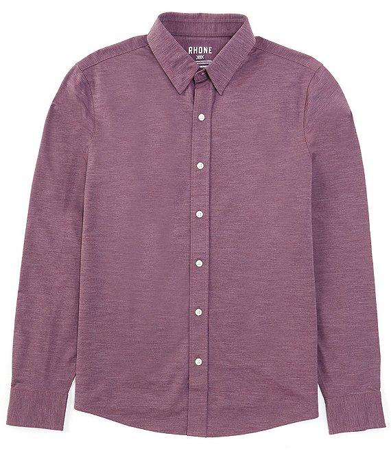 RHONE Slim Fit Performance Stretch Solid Commuter Long Sleeve Woven Shirt Product Image