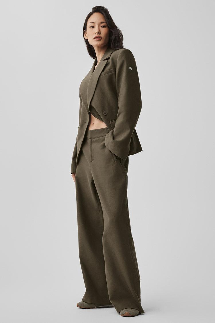 Cinch Blazer - Olive Tree Product Image