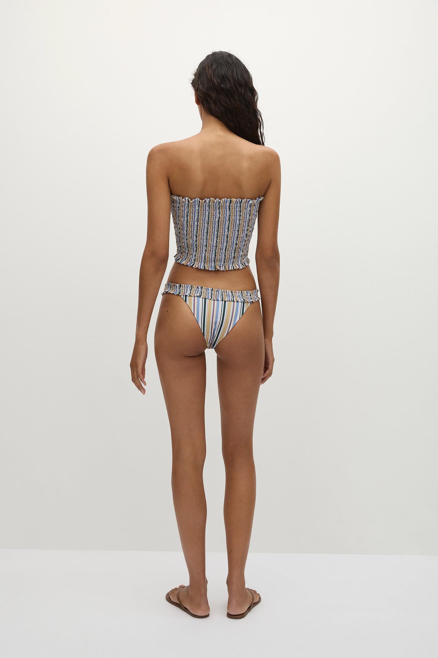 Adra Bikini Bottom Sifnos Stripe - Final Sale Product Image