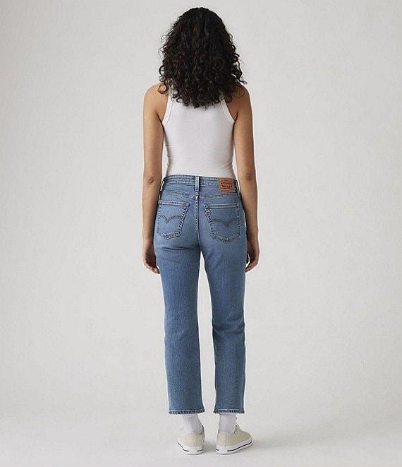 Levi's® 725 High Rise Mid Wash Kick Bootcut Ankle Jeans Product Image