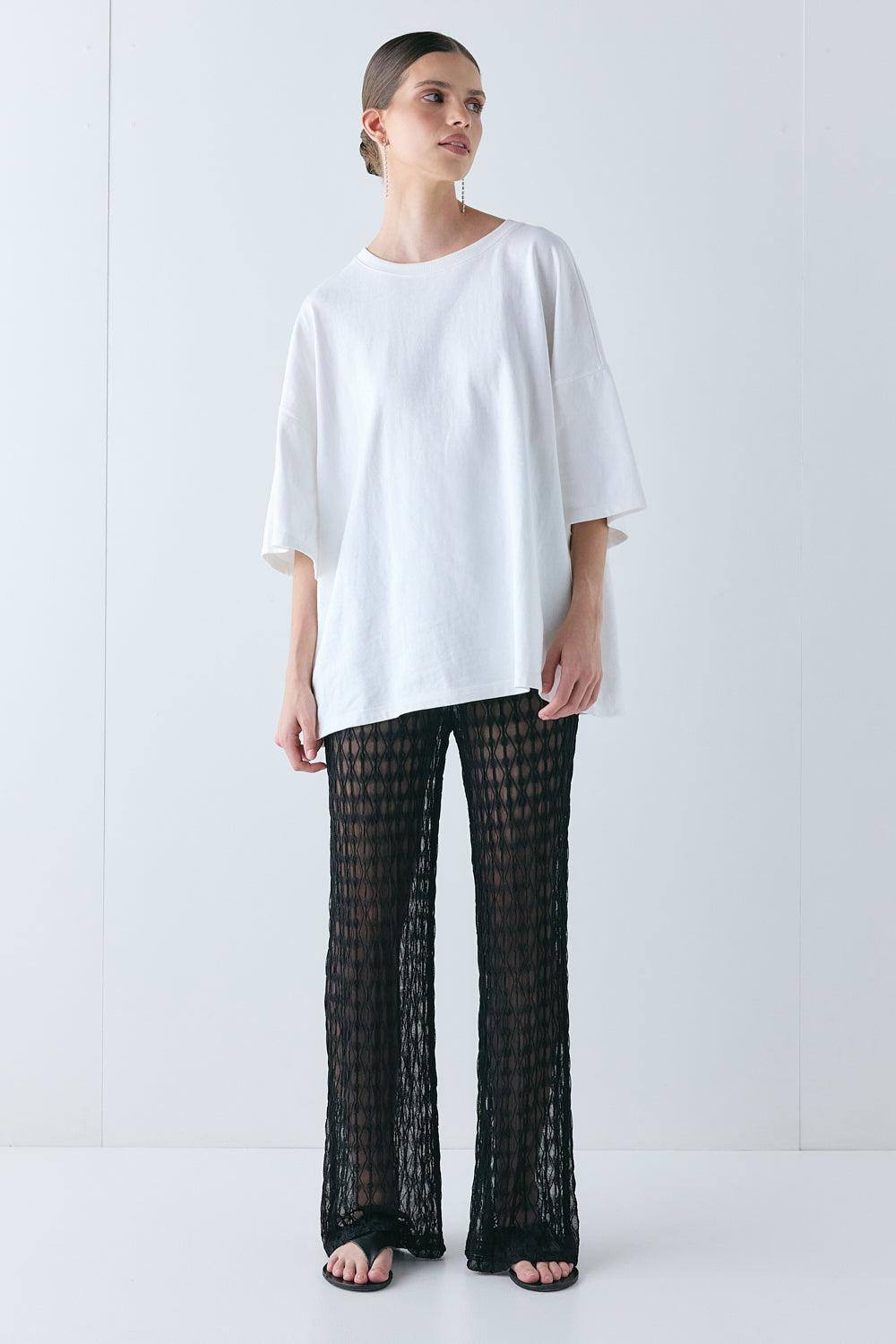 Suki Sheer Pants Black Product Image