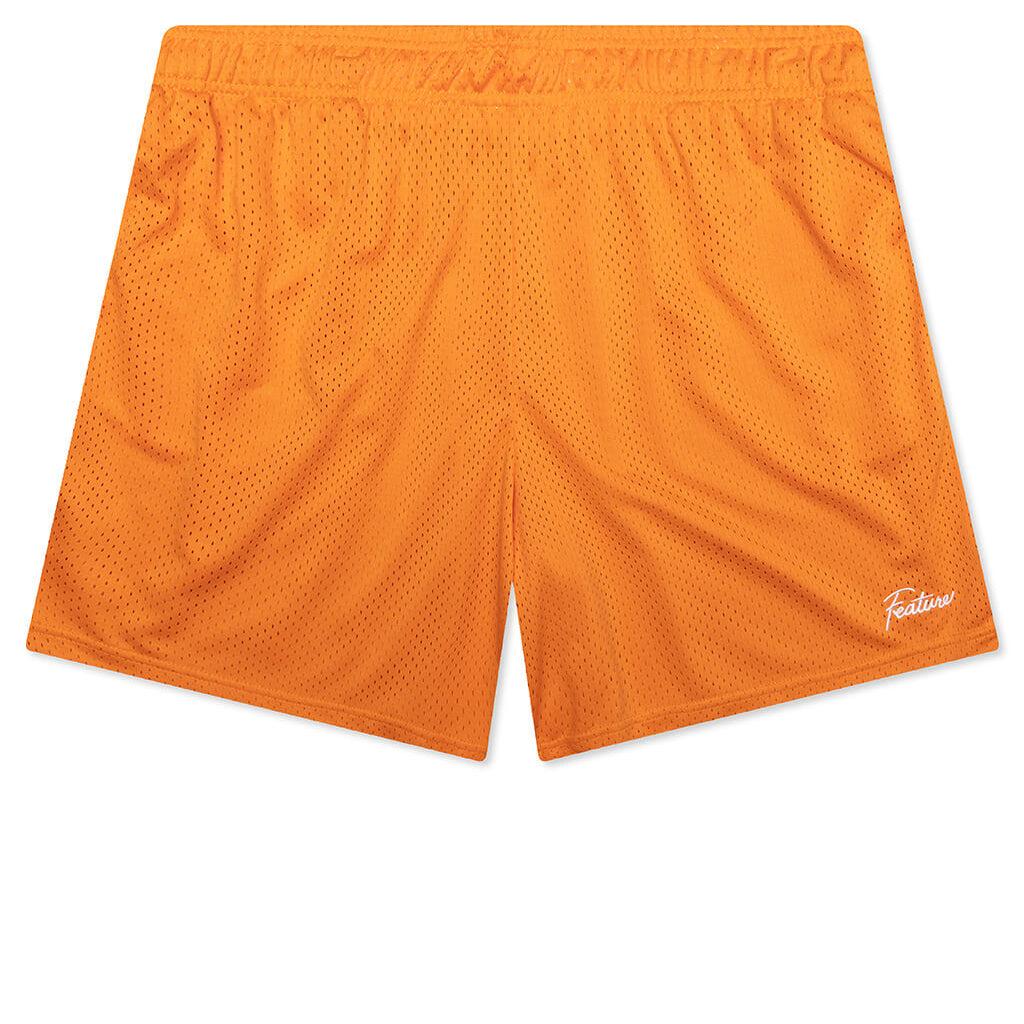 West Mesh Shorts - Orange Male Product Image