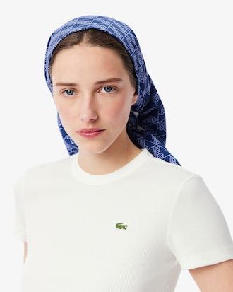 Slim Fit Ribbed Cotton T-shirt Product Image