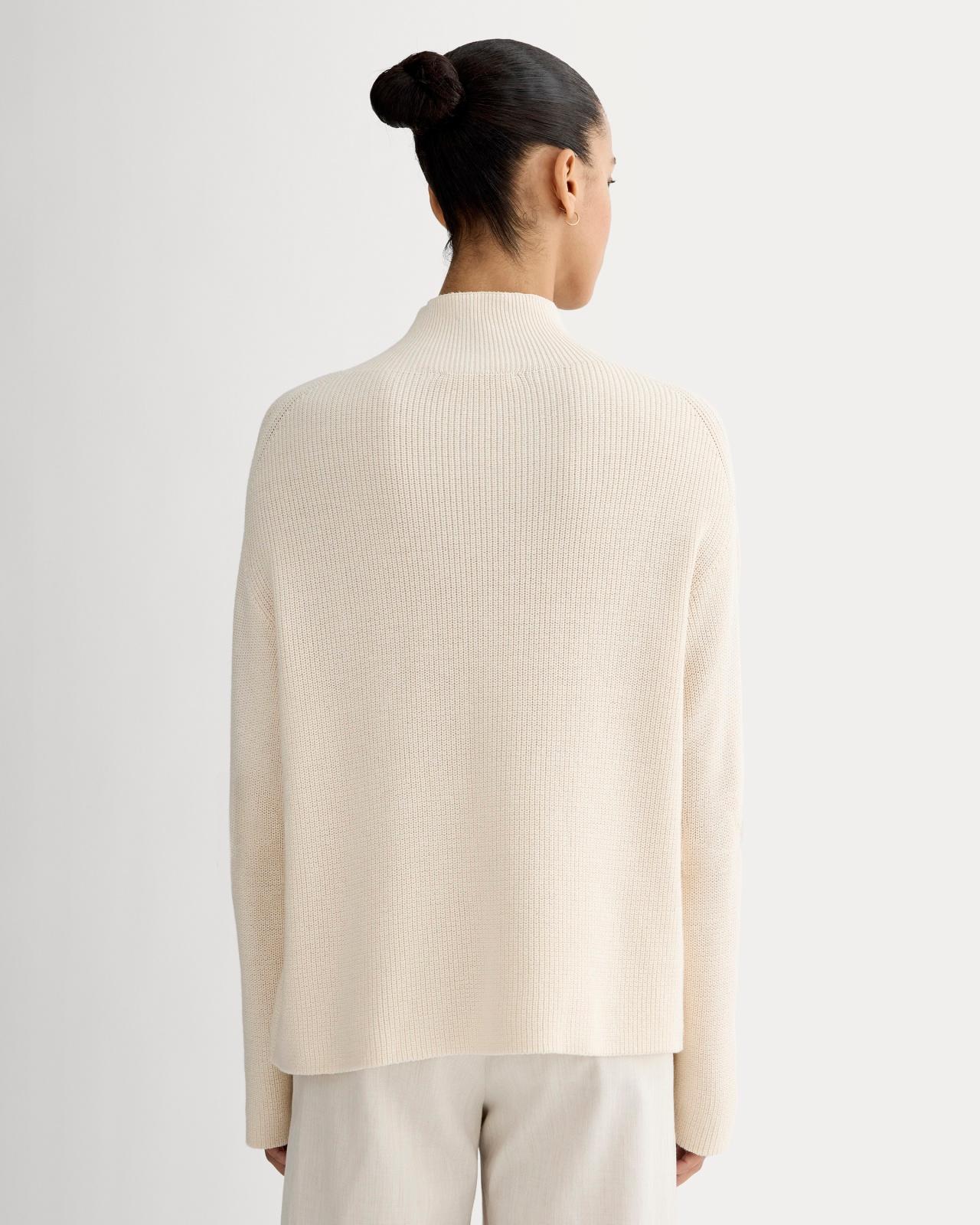 Womens Slouchy Funnel Neck in Everyday Cotton Sweater by Everlane Product Image