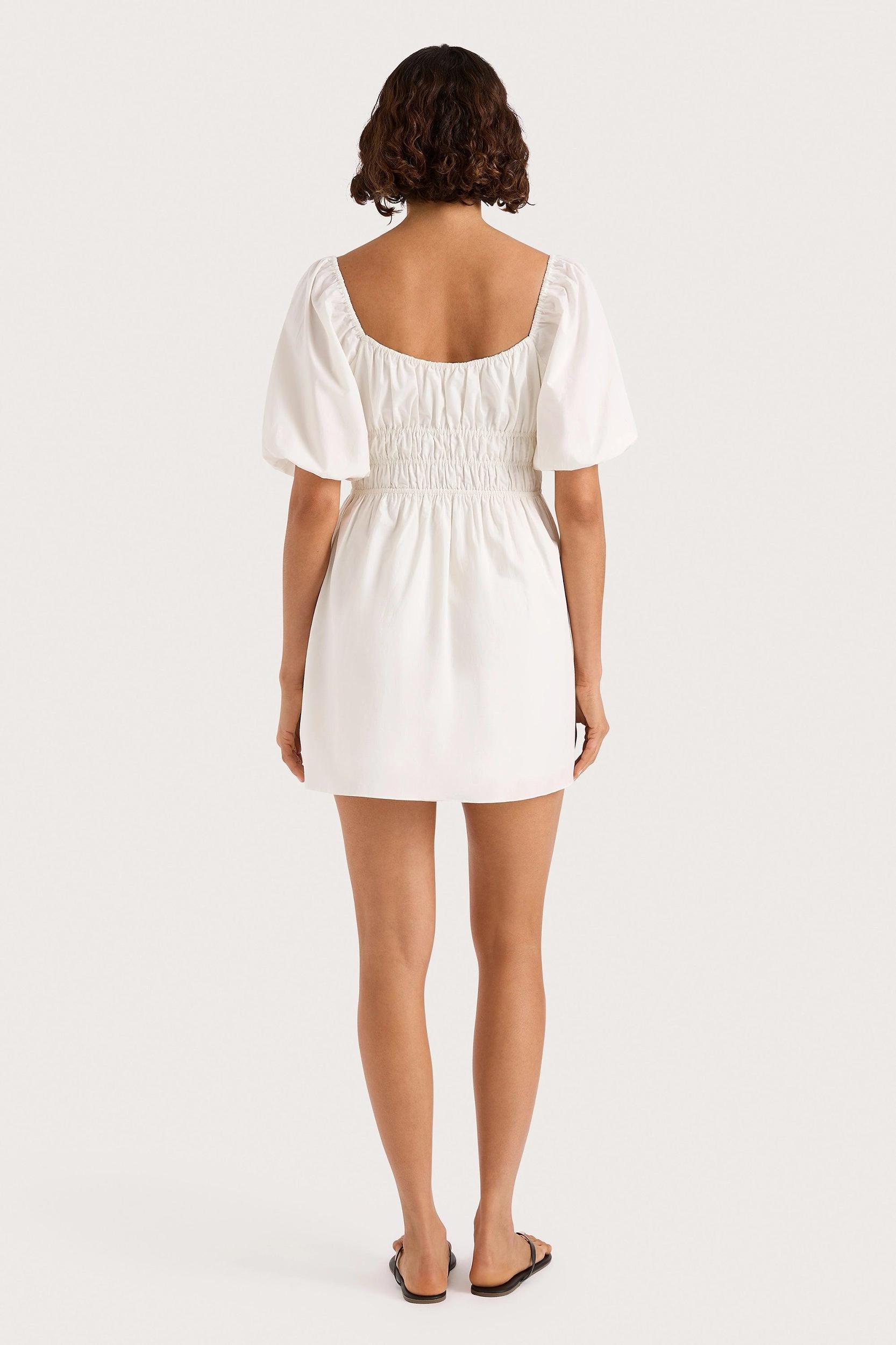 Sophia Mini Dress White Product Image