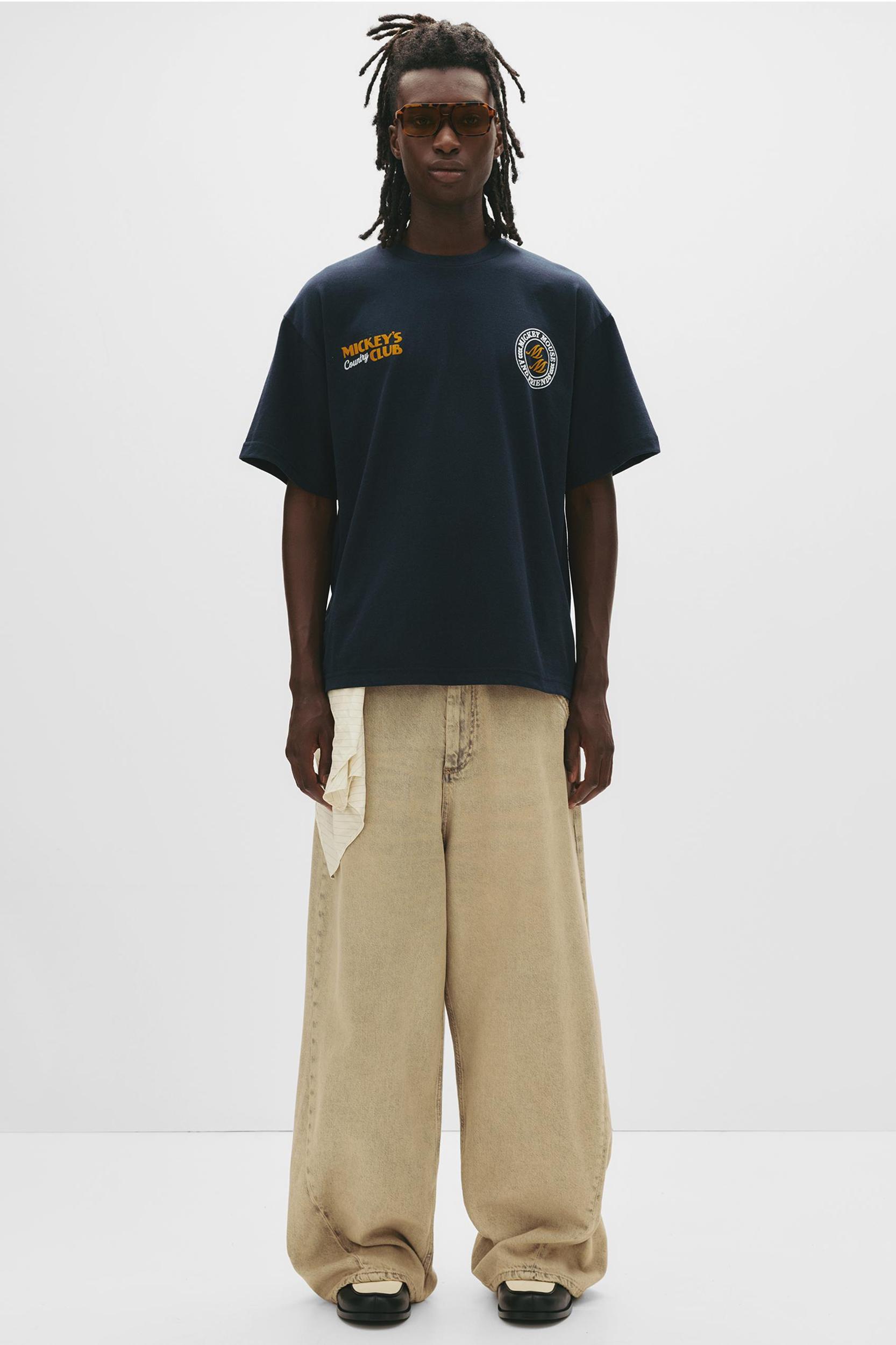 Blue Mickey Mouse T-shirt Product Image