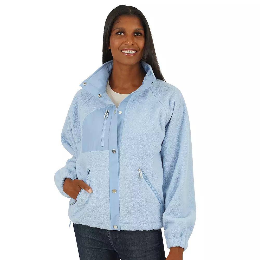 Women's Fleet Street Fleece Jacket with Snap Closure,  Product Image