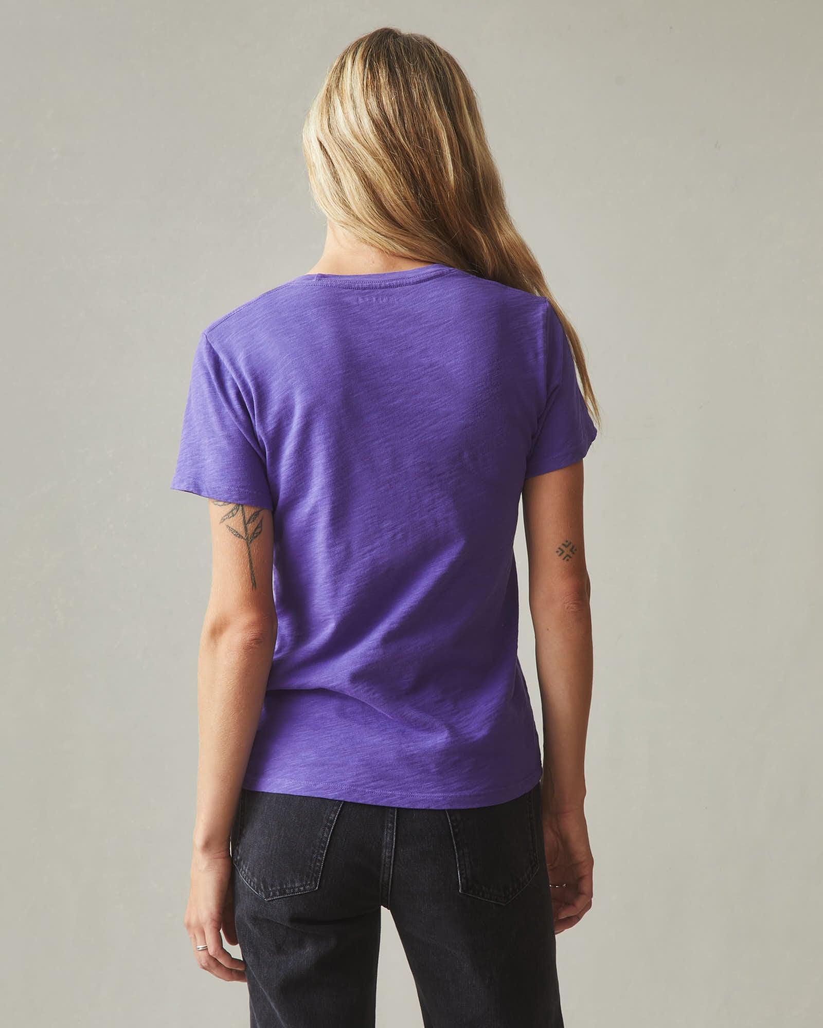 Women's Premium Slub Crew Tee - Ultra Violet Product Image