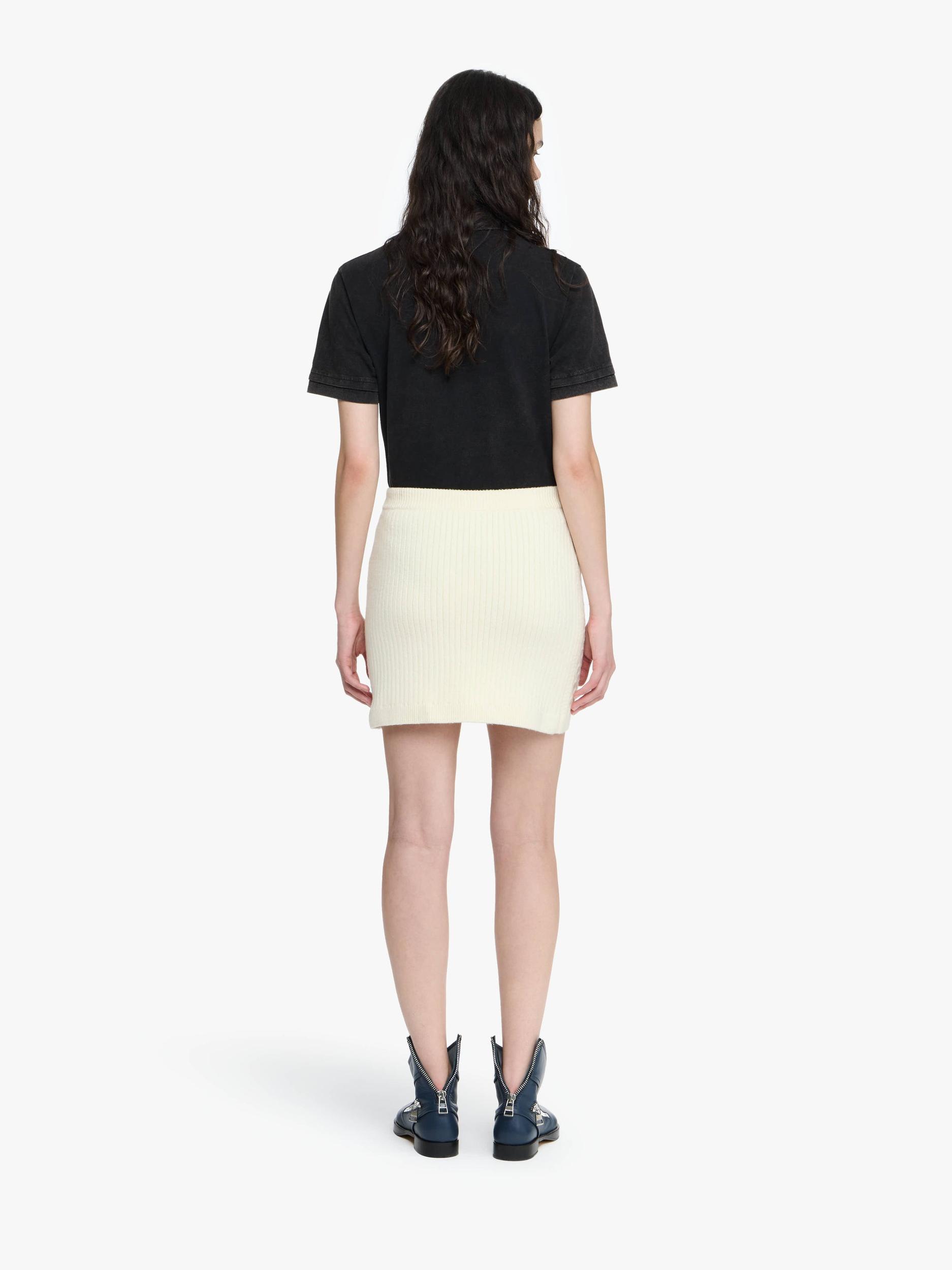 CABLE KNIT MINI SKIRT Product Image