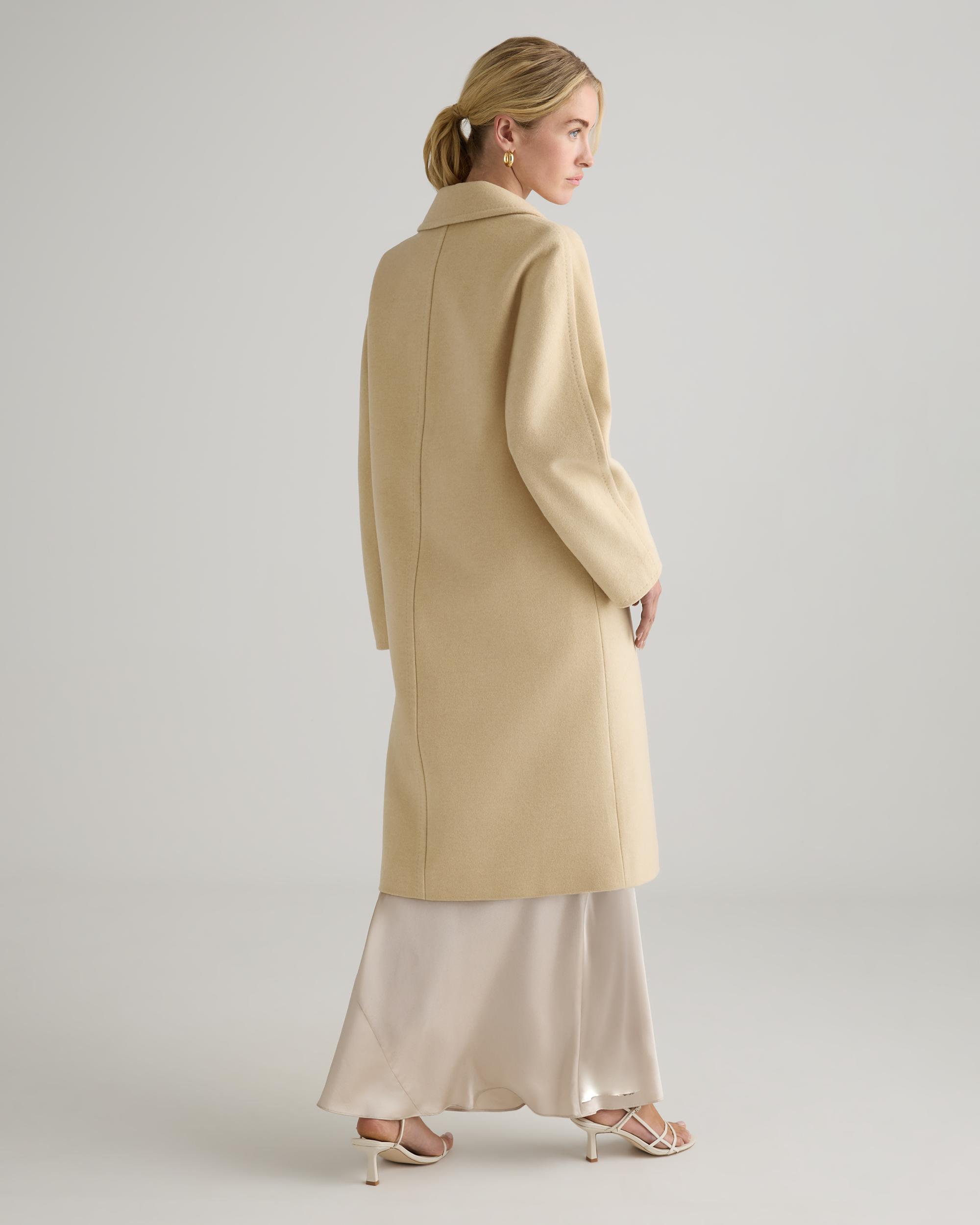 Quince | Women's Italian Wool Double-Breasted Slouch Coat Size XS Product Image