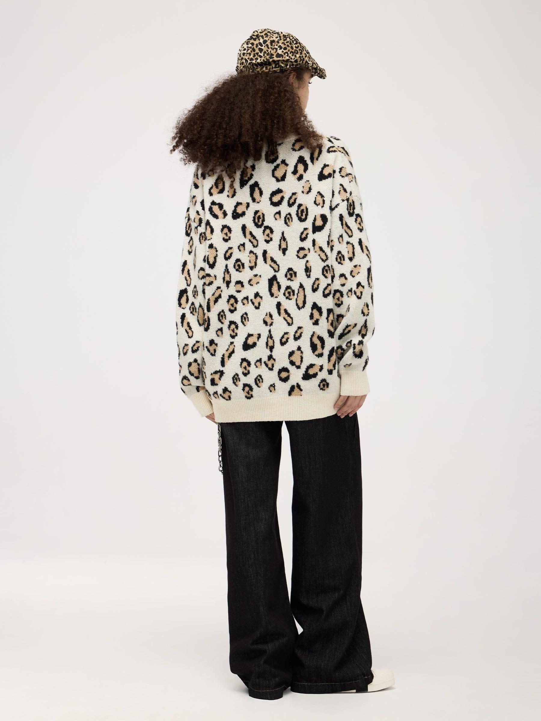 Aelfric Eden Leopard Graphic Sweater Product Image