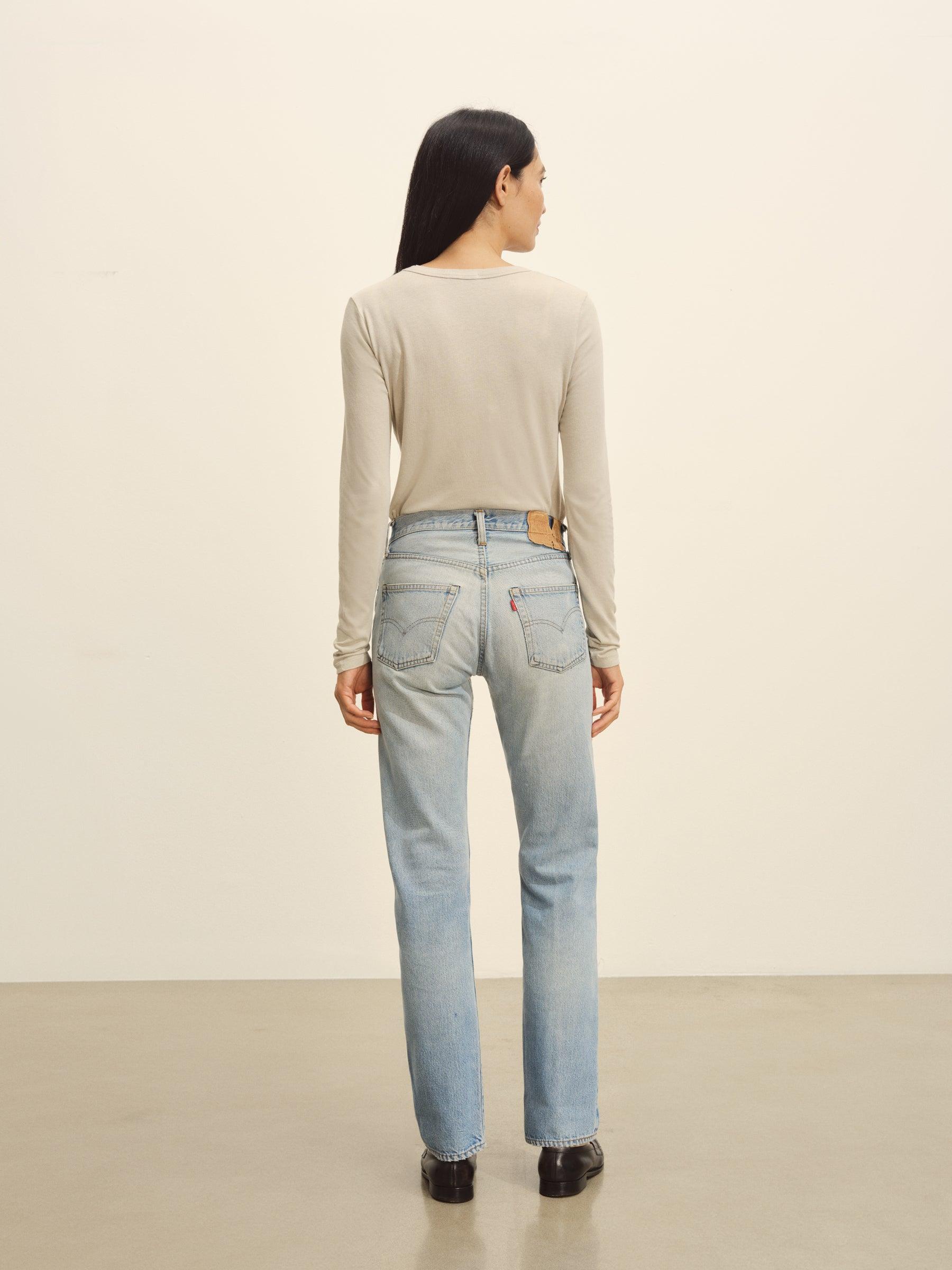 Sand Drift Cloud Jersey L/S Slim Crew Product Image