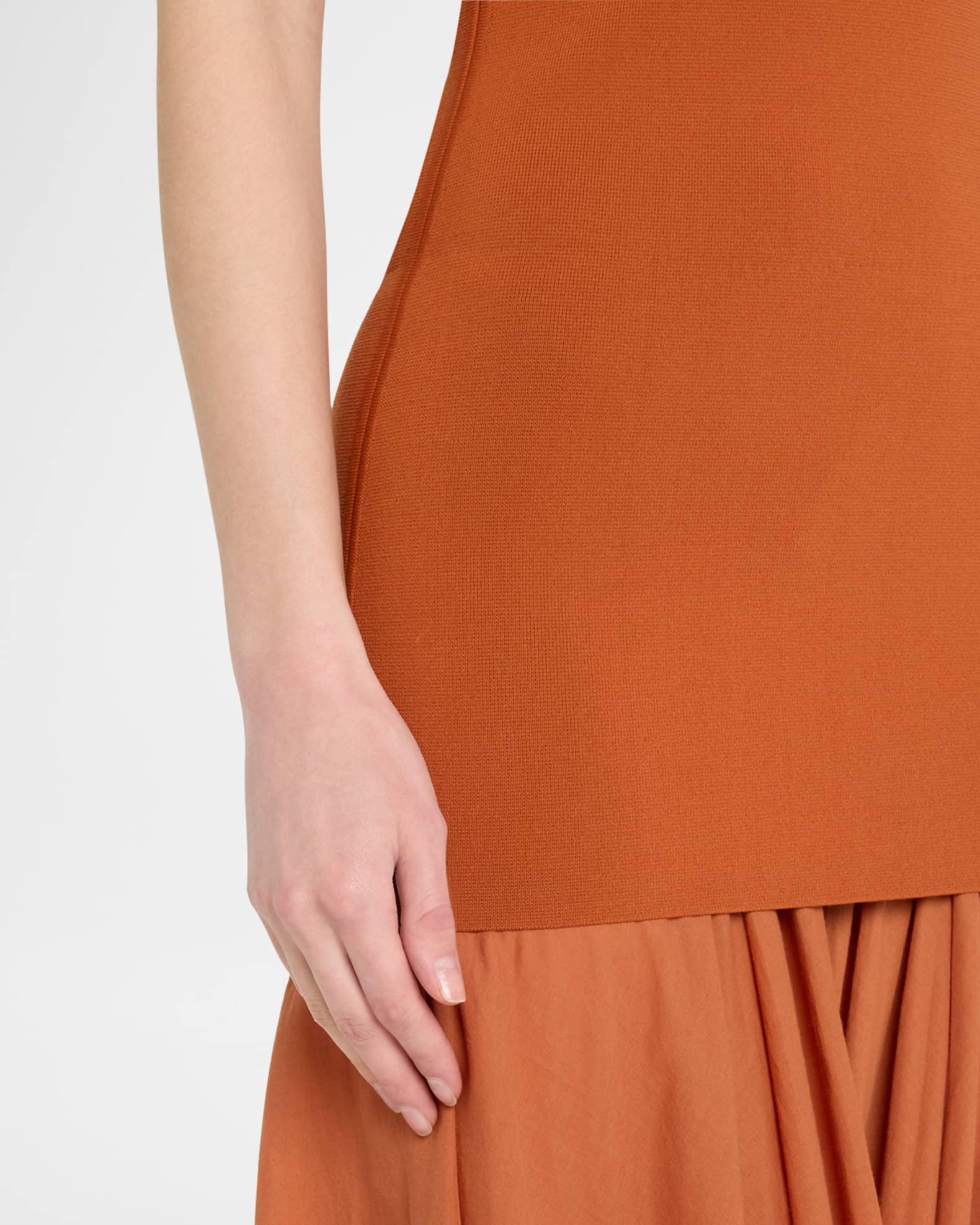 Draped Cocoon Maxi Tank Dress Product Image