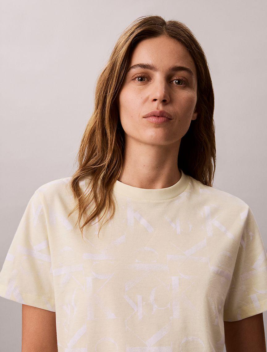 Allover Faded Monogram Classic T-Shirt Product Image