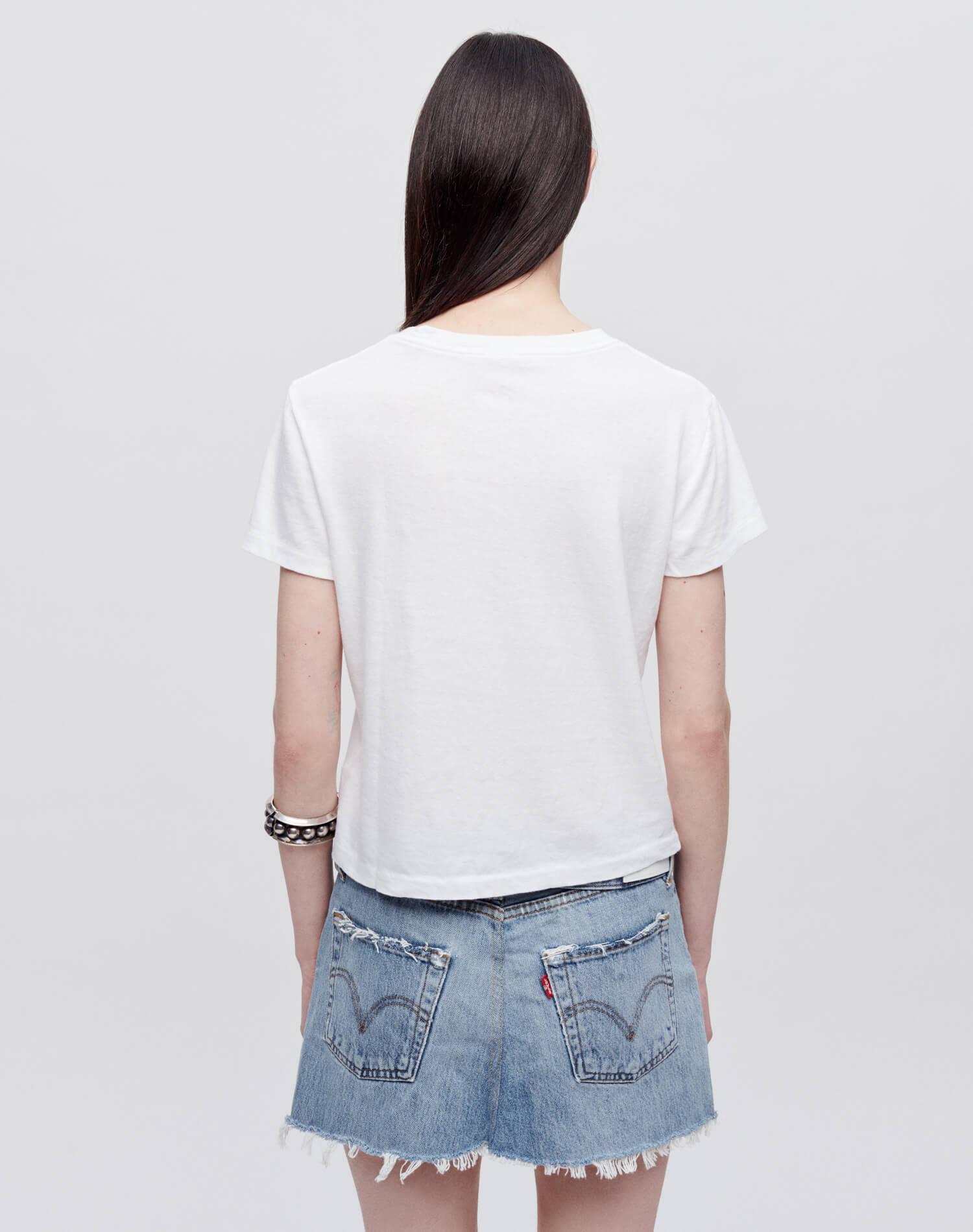 Hanes Classic Tee - Optic White Female Product Image