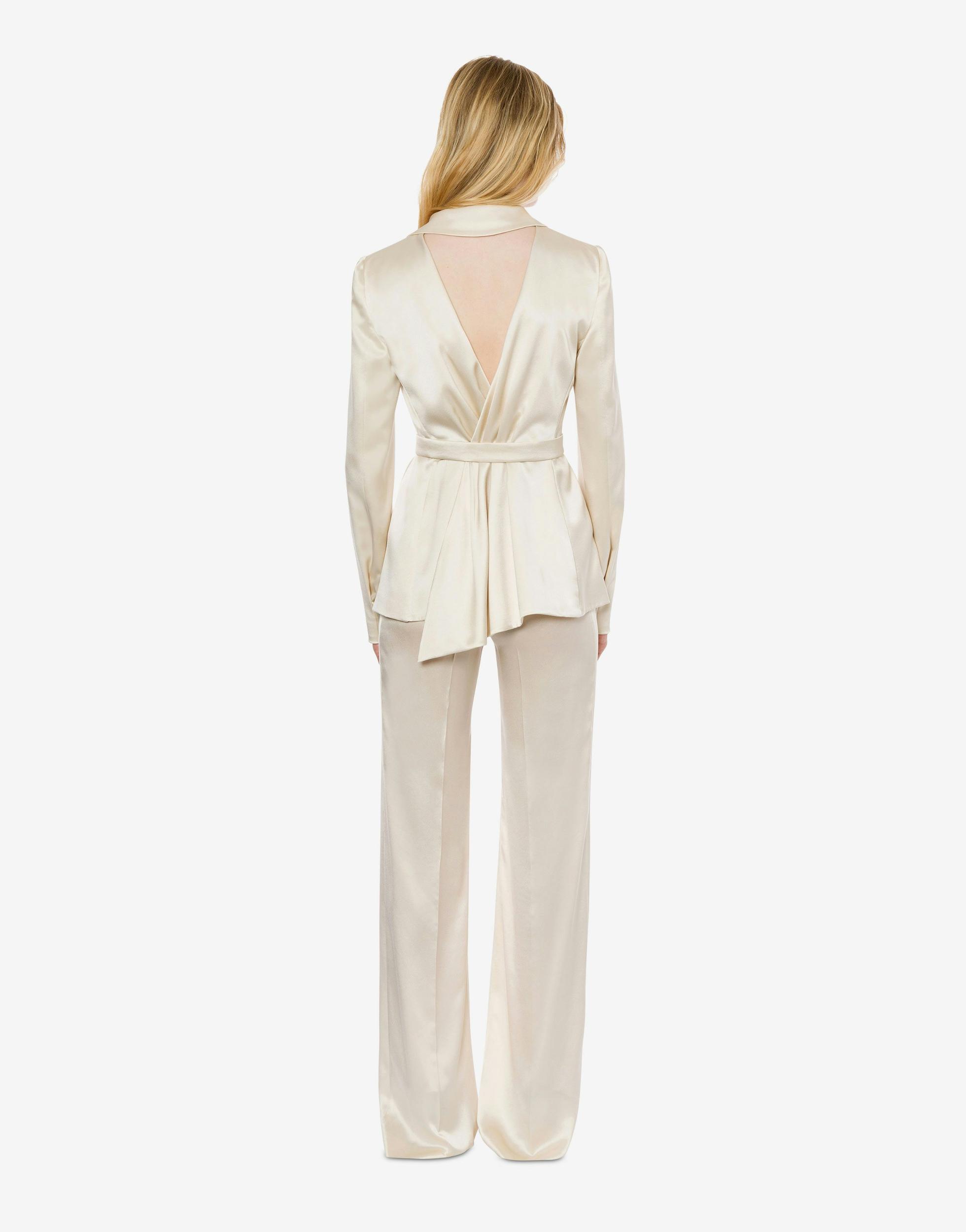 Cut-out satin jacket Product Image