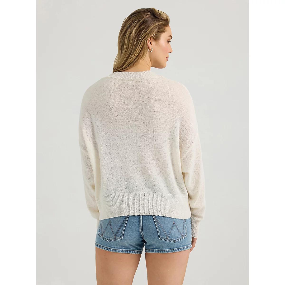 Women's Wrangler Gauzy Knit Sweater | Women's TOPS | Wrangler® Product Image