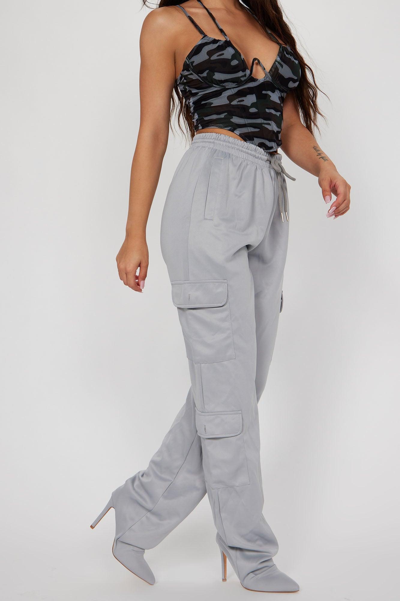 Roxy Pant Boots - Grey Product Image