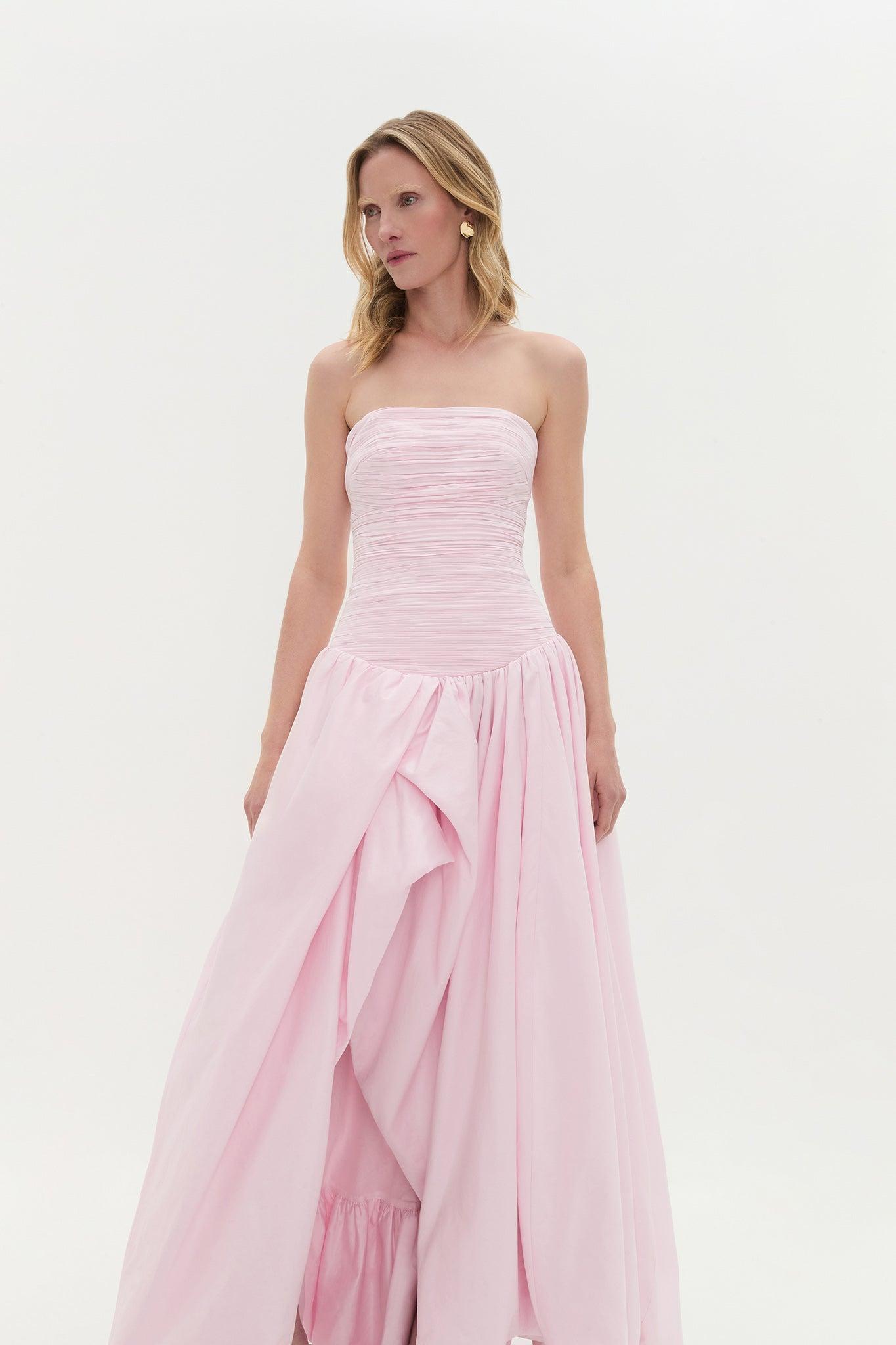 Violette Bubble Hem Maxi Dress Product Image