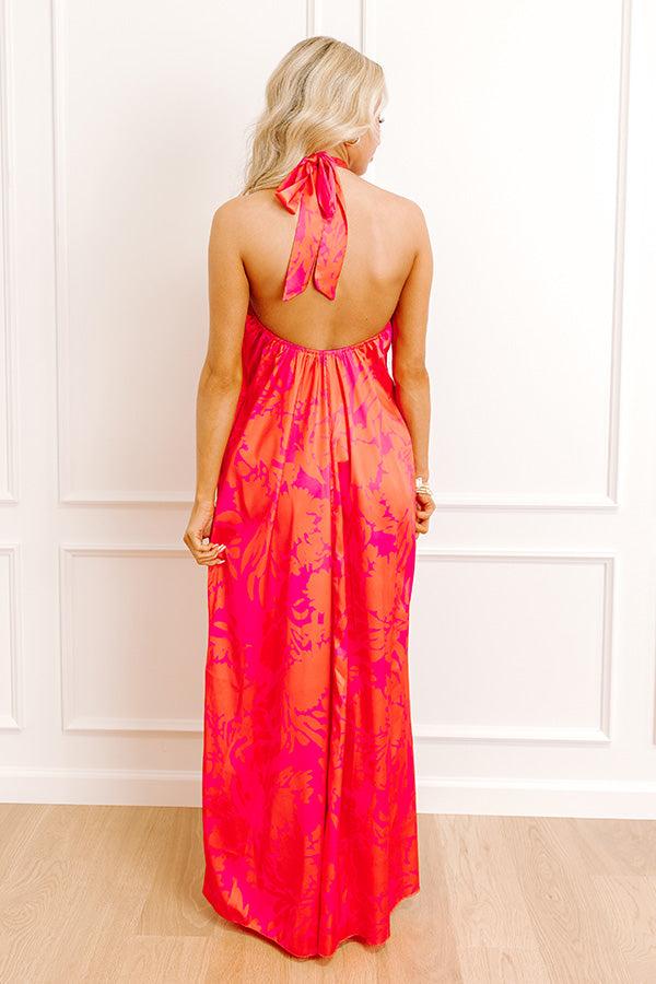 Dreamy Gaze Satin Maxi Dress Baby Product Image