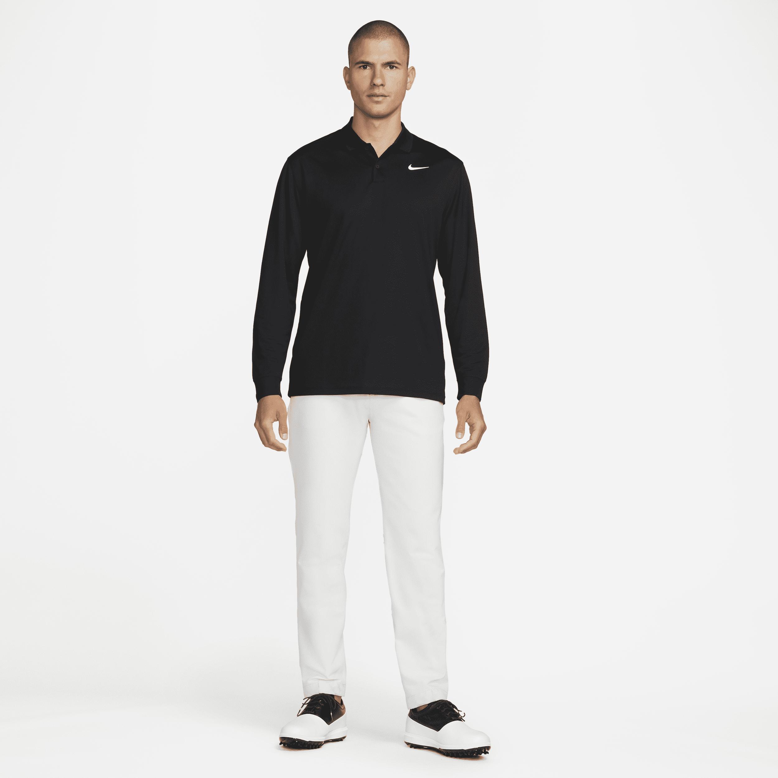 Nike Mens Dri-FIT Victory Long-Sleeve Golf Polo | DN2344-010 Product Image