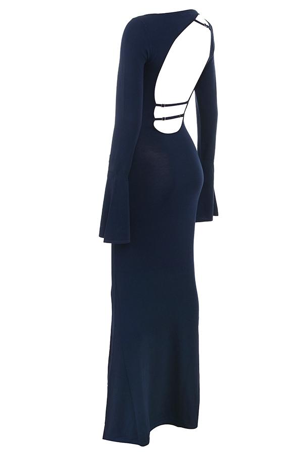 Christiane  midnight blue maxi dress Product Image
