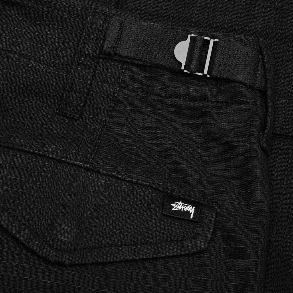 Cargo Ripstop Short - Black Male Product Image