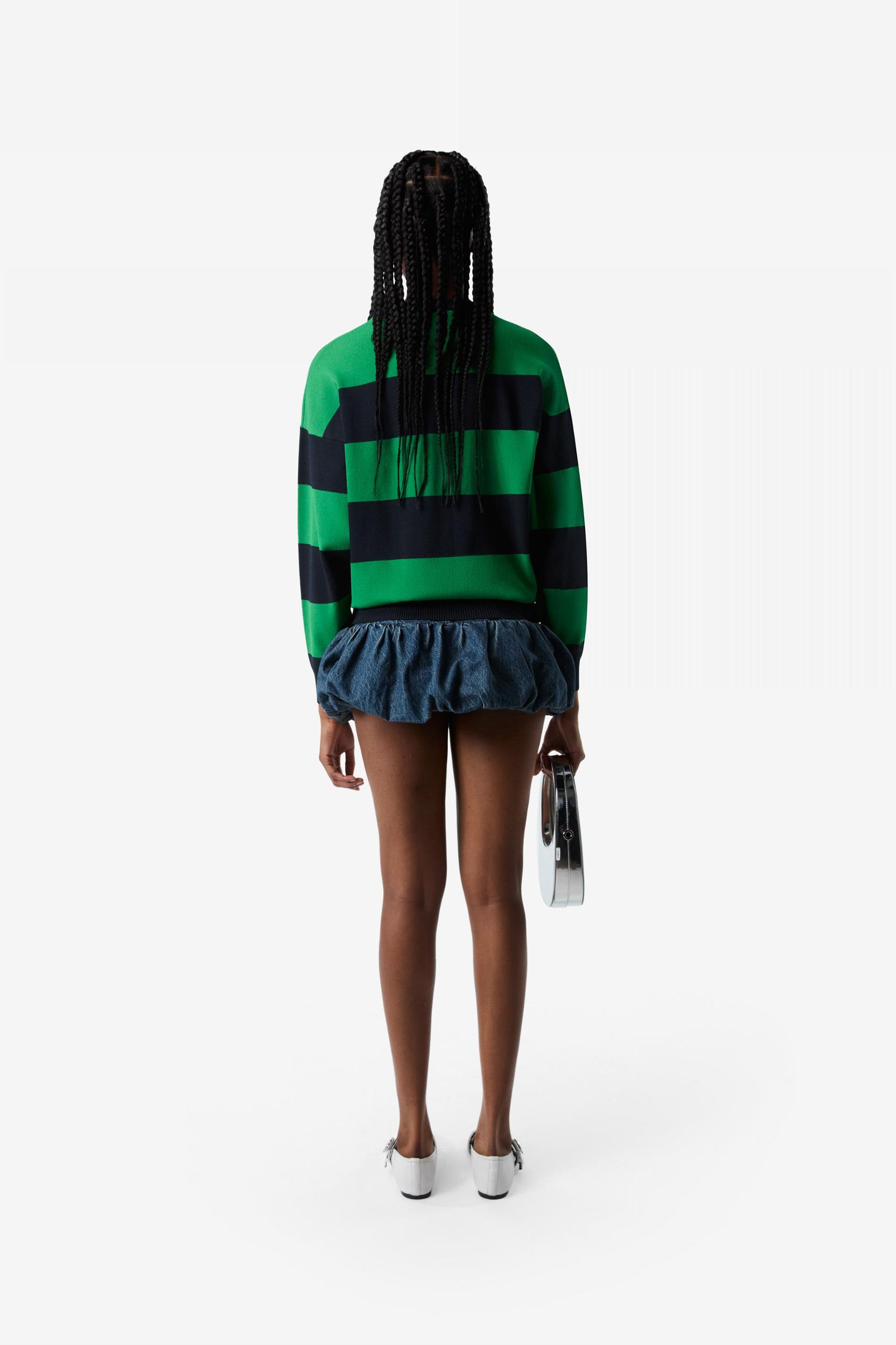 Striped Crewneck Sweater Product Image