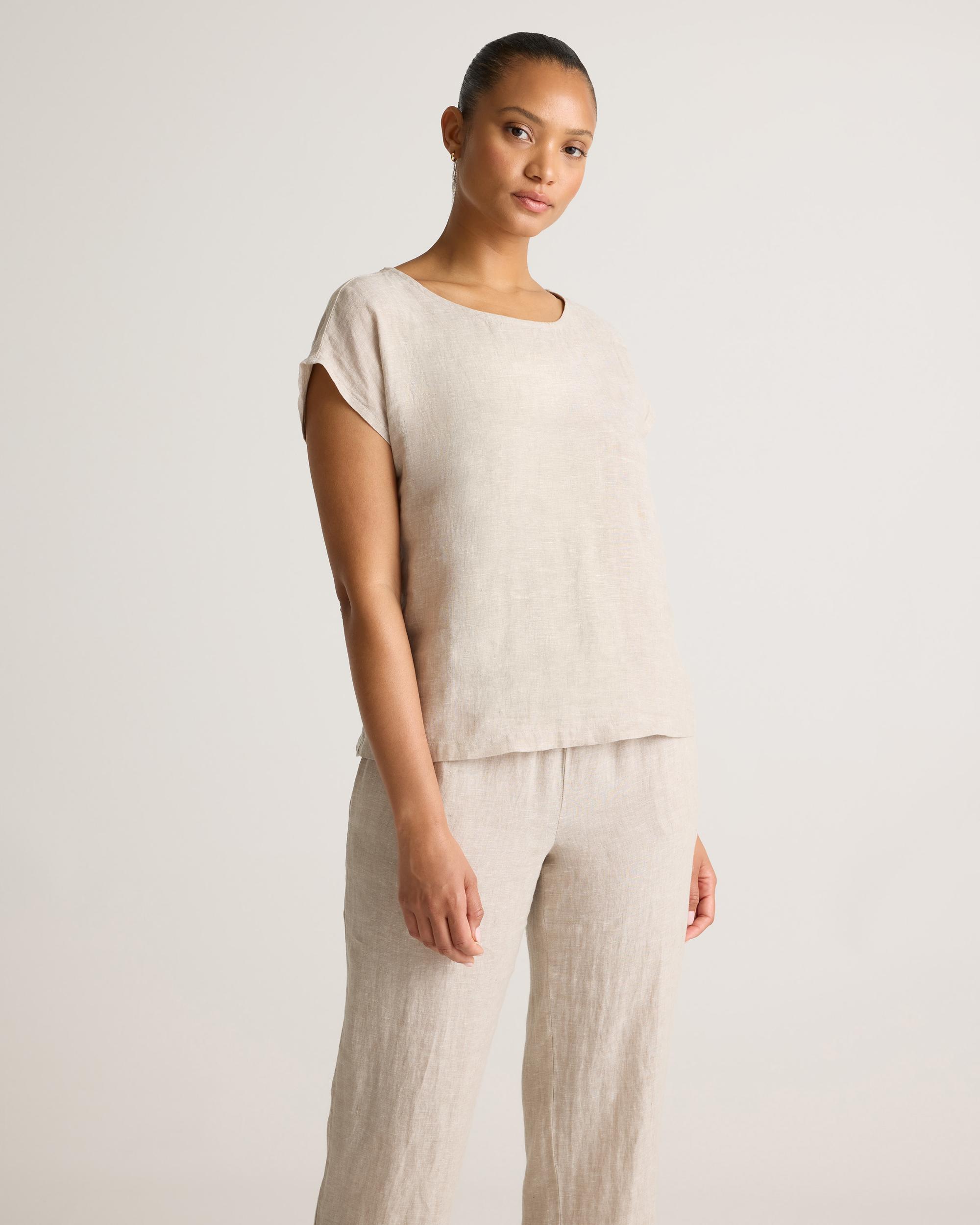 Quince | Women's 100% European Linen Pajama Set Product Image