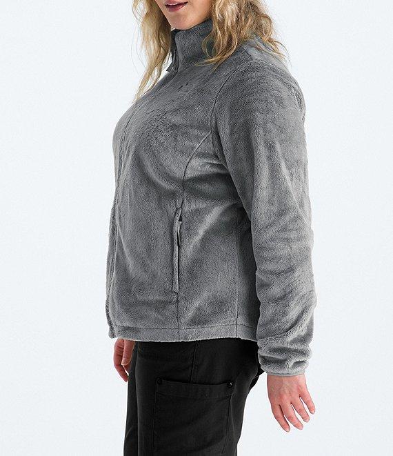 The North Face Plus Size Osito Silken Raschel Fleece Stand Collar Front Zip Jacket Product Image