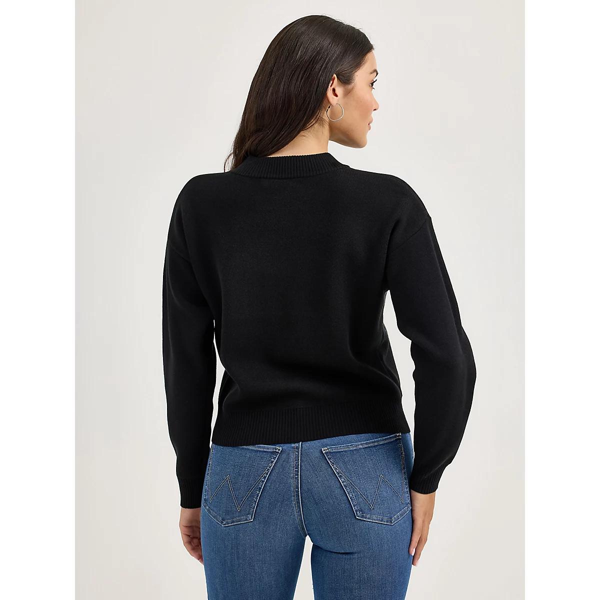 Women's Wrangler Horse Intarsia Crew Neck Sweater Product Image