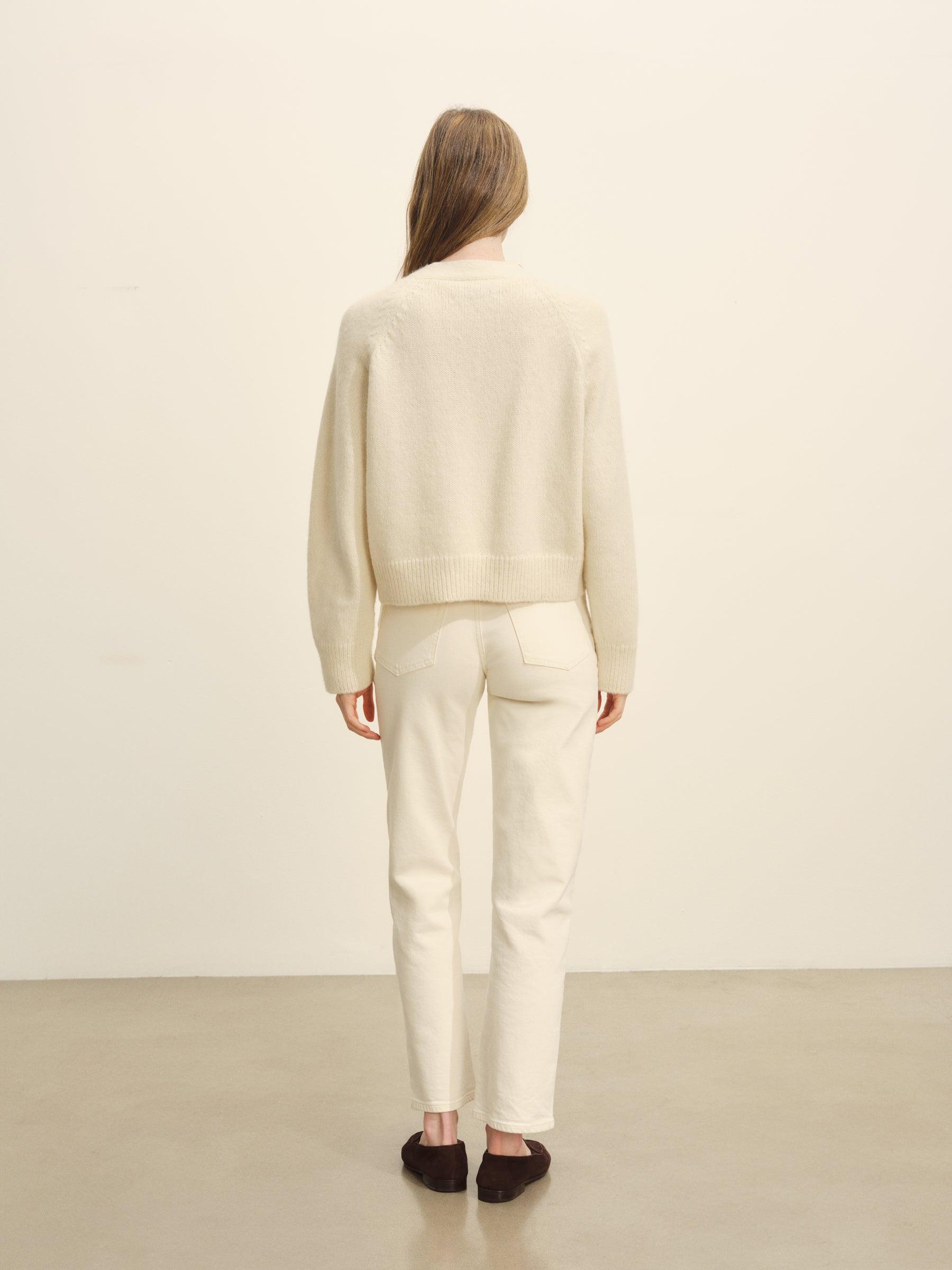 Natural Highland Alpaca Boxy Cardigan Product Image