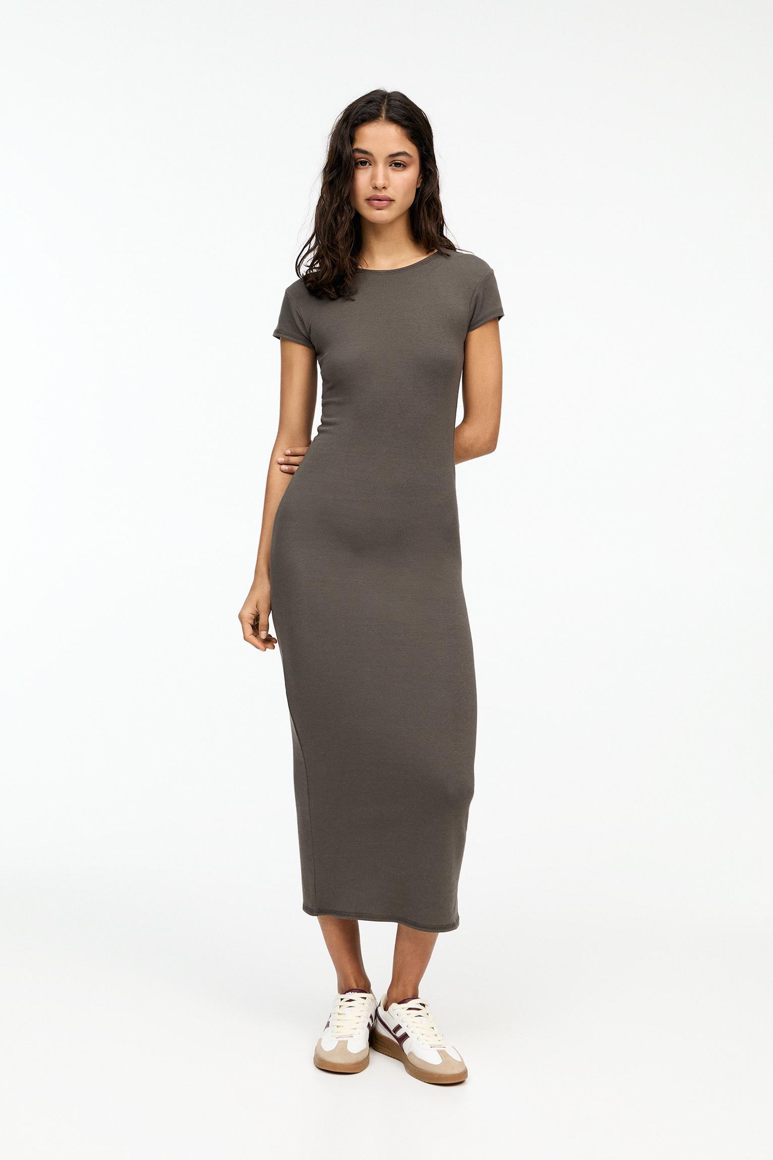 Fitted midi dress Product Image