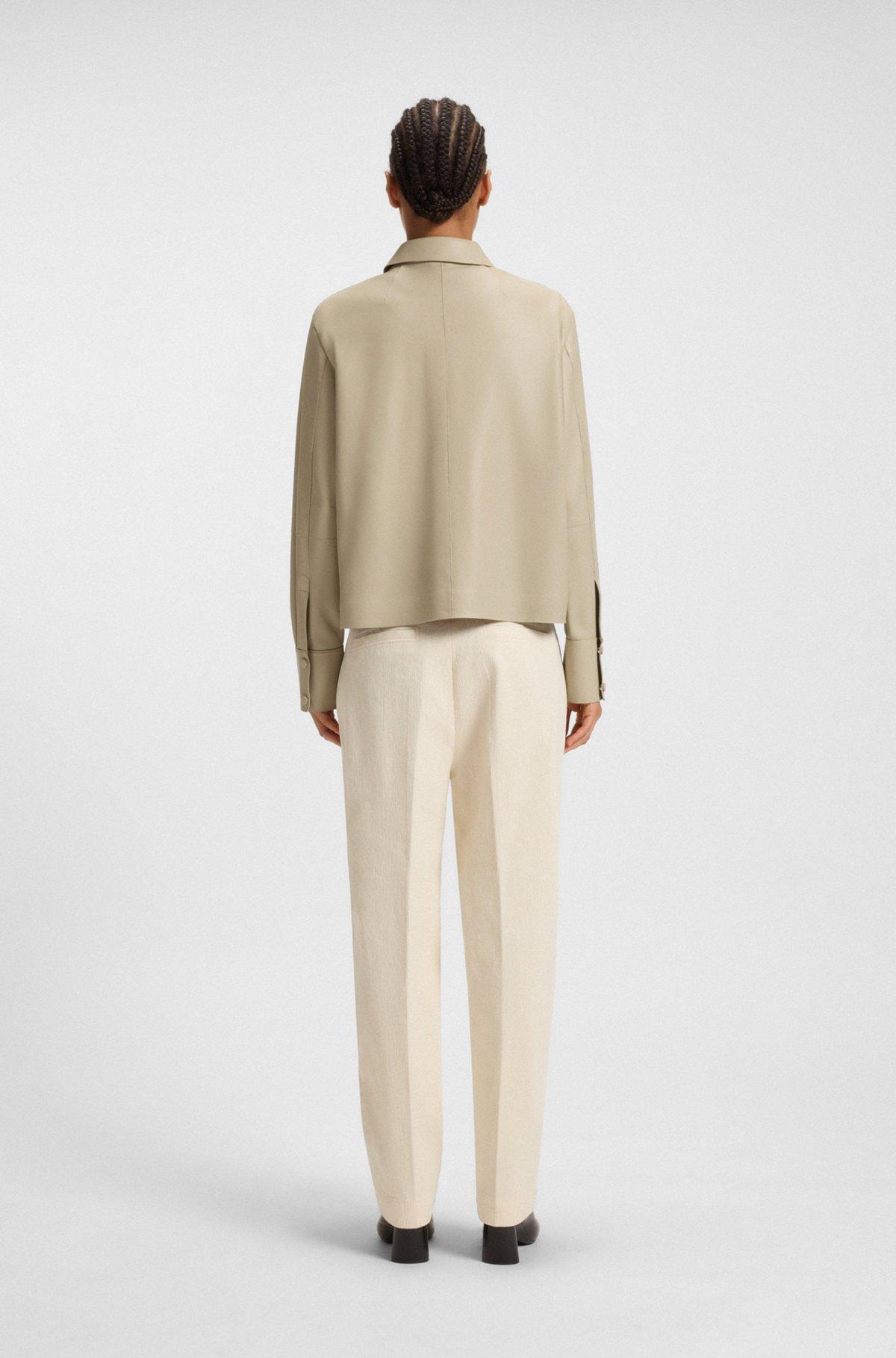 Regular-fit blouson jacket in nappa leather Product Image