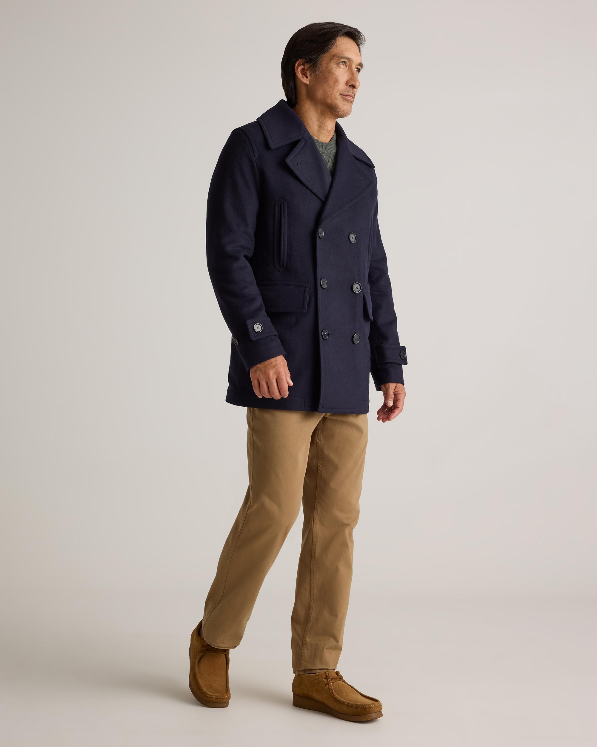 Quince | Men's Italian Wool Peacoat Wool/Nylon Product Image
