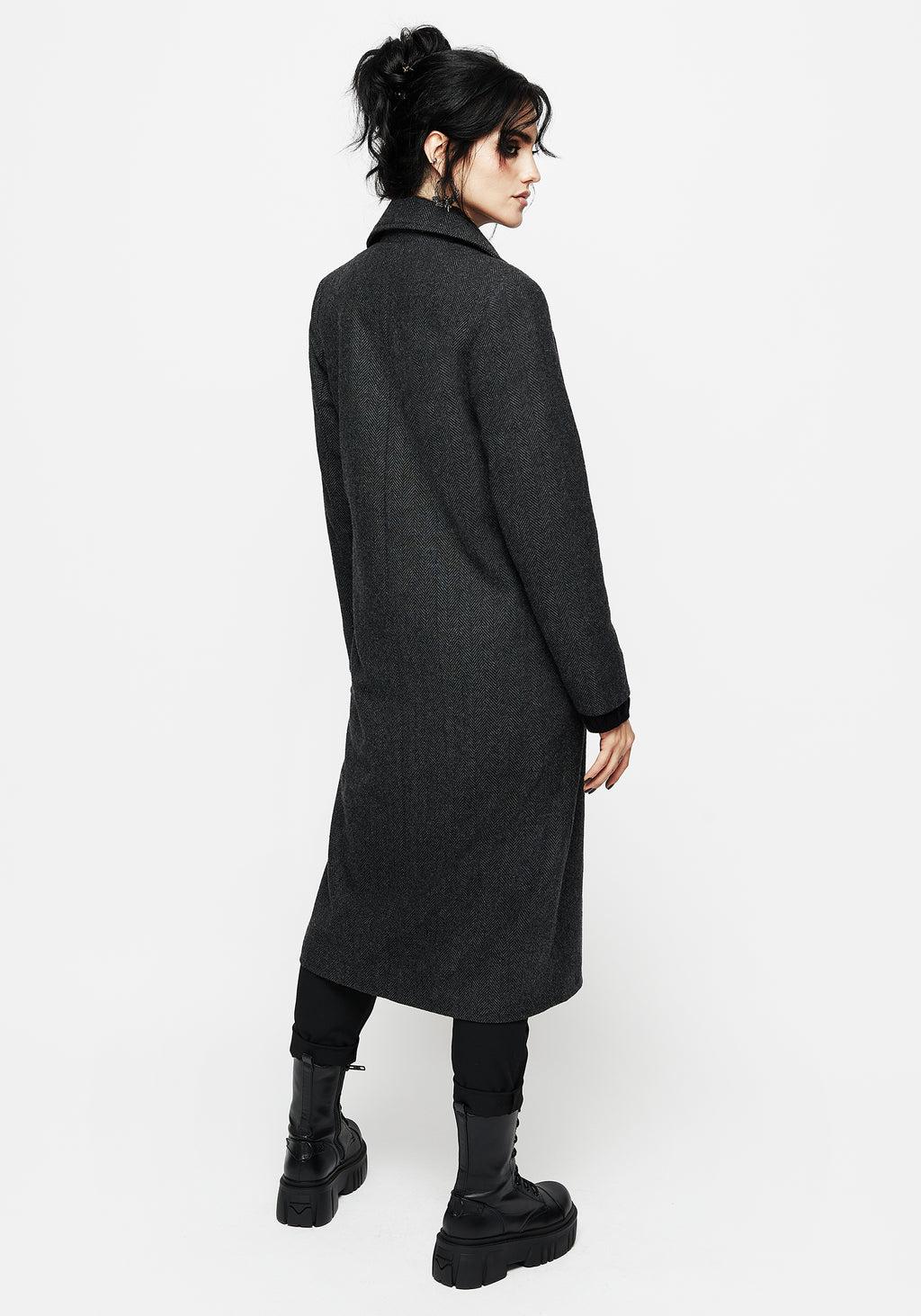 Infinite Wool Blend Herringbone Coat Product Image