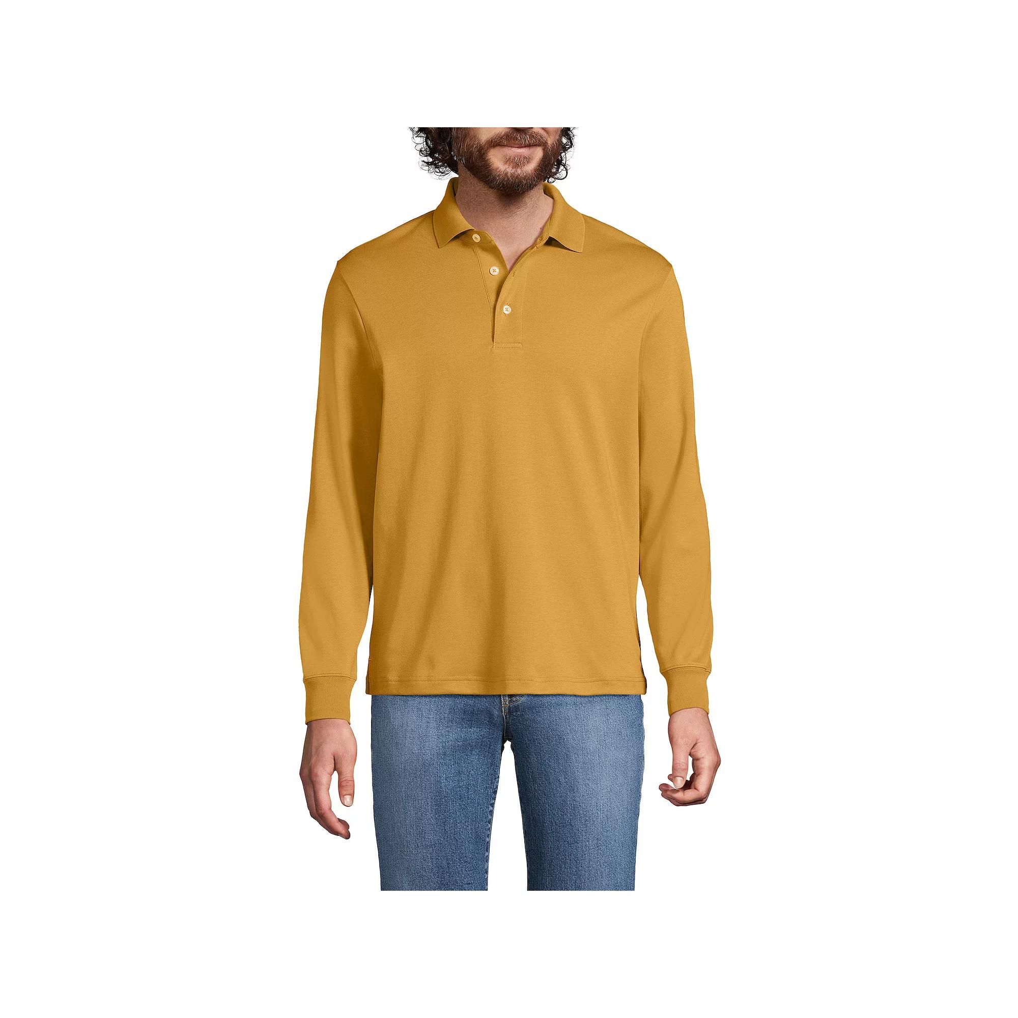 Men's Lands' End Soft Supima Polo,  Product Image