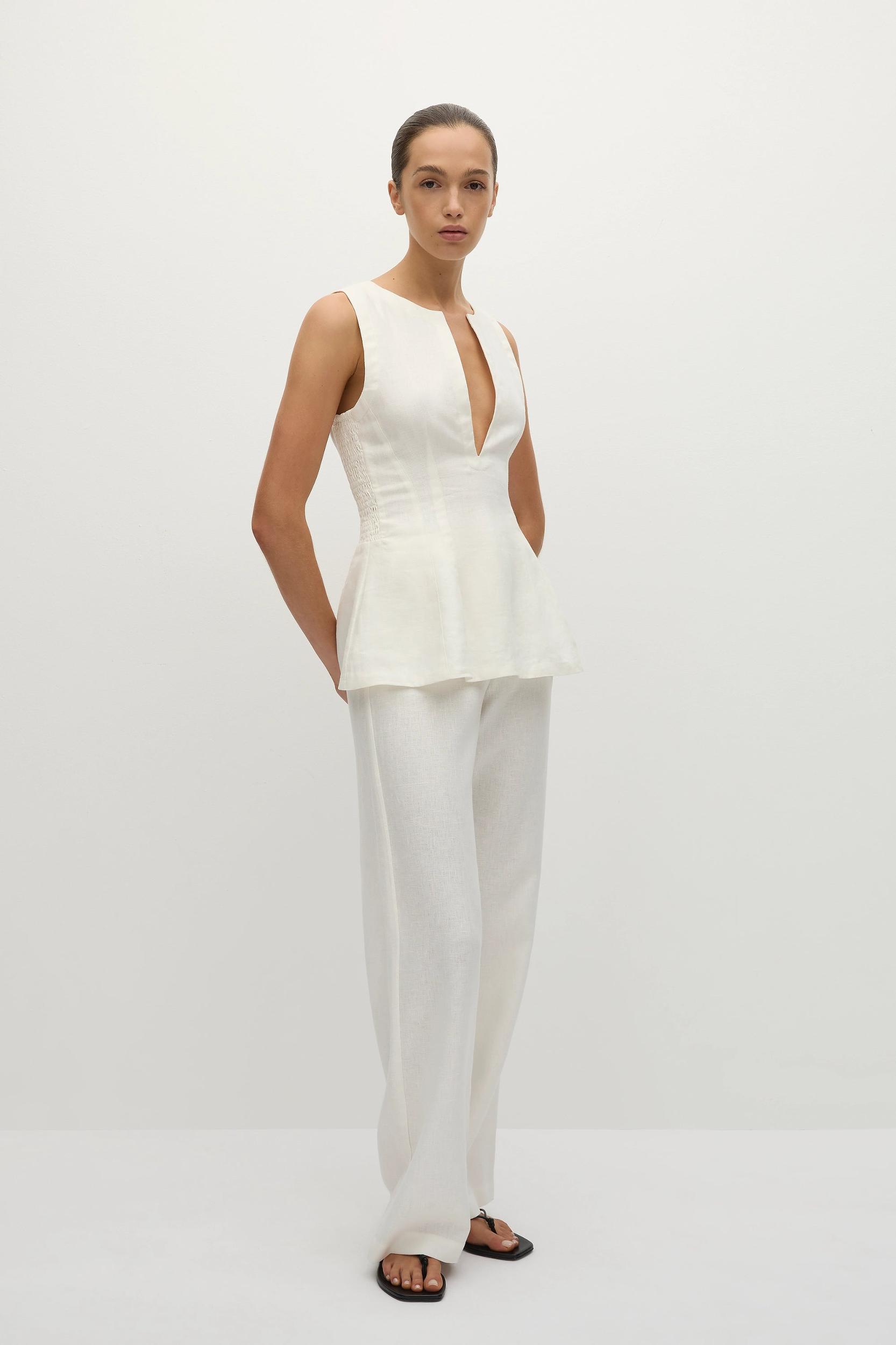 Melia Top White - Final Sale Product Image