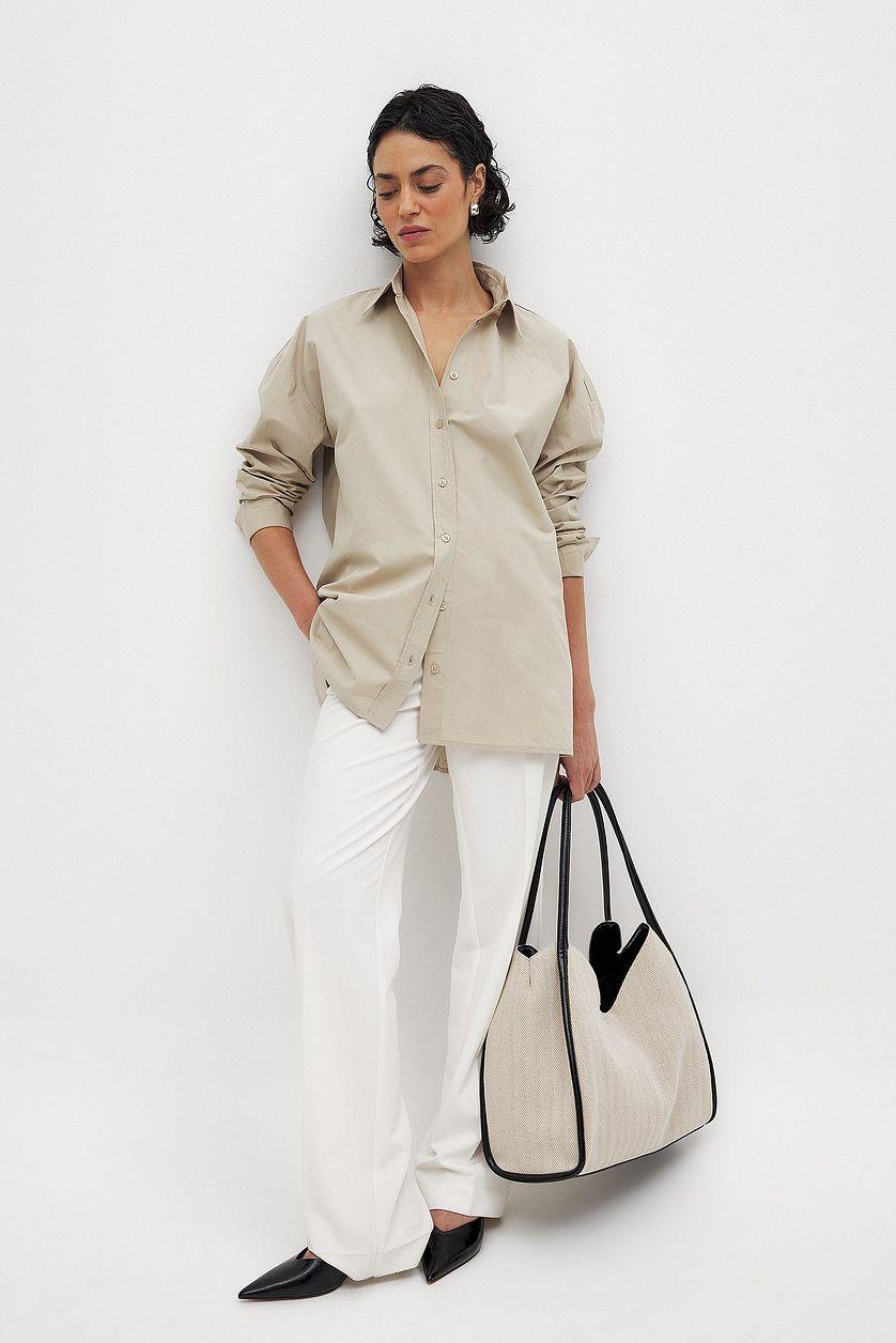 Heavy Oversized Cotton Shirt Product Image