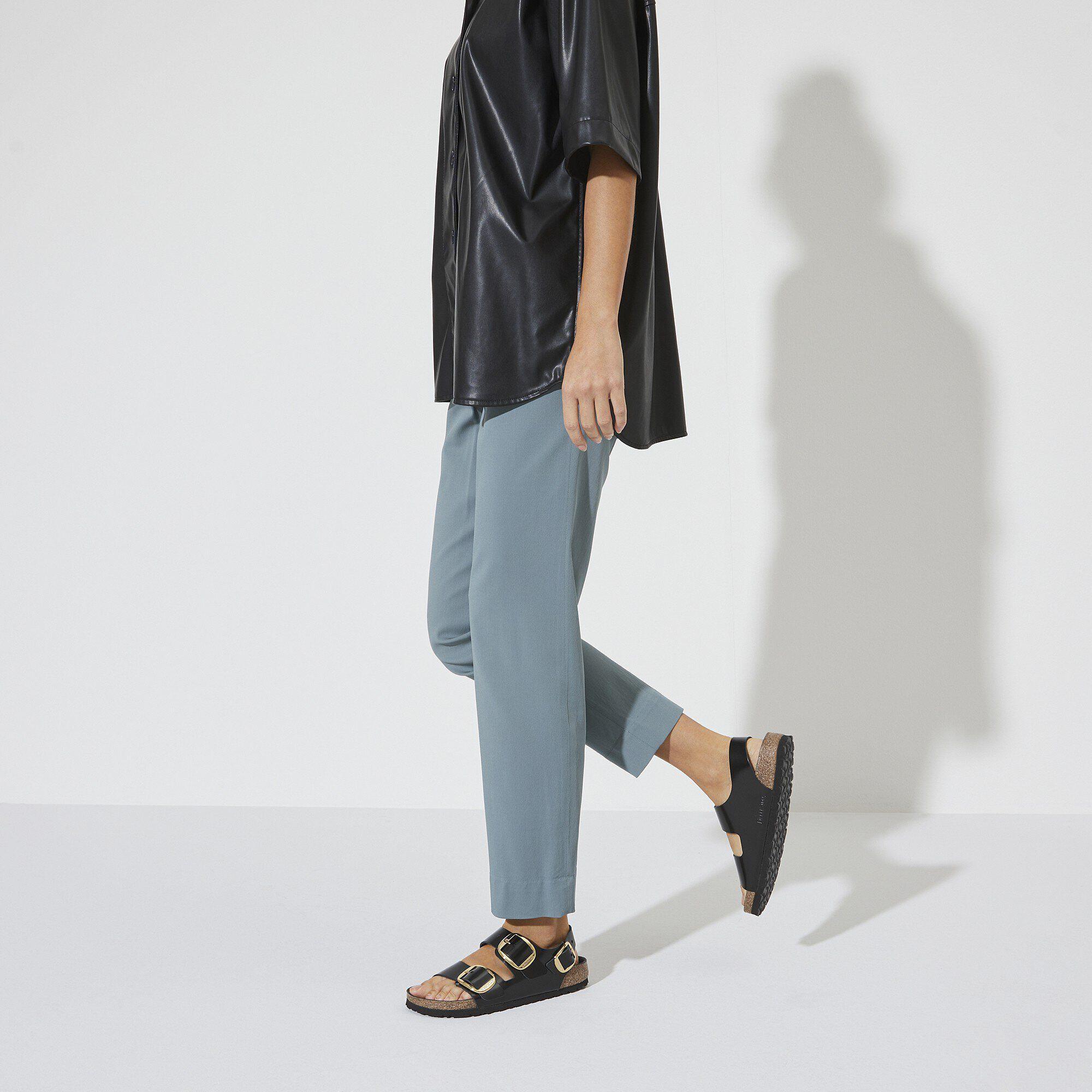 Milano Big Buckle Natural Leather Patent Product Image