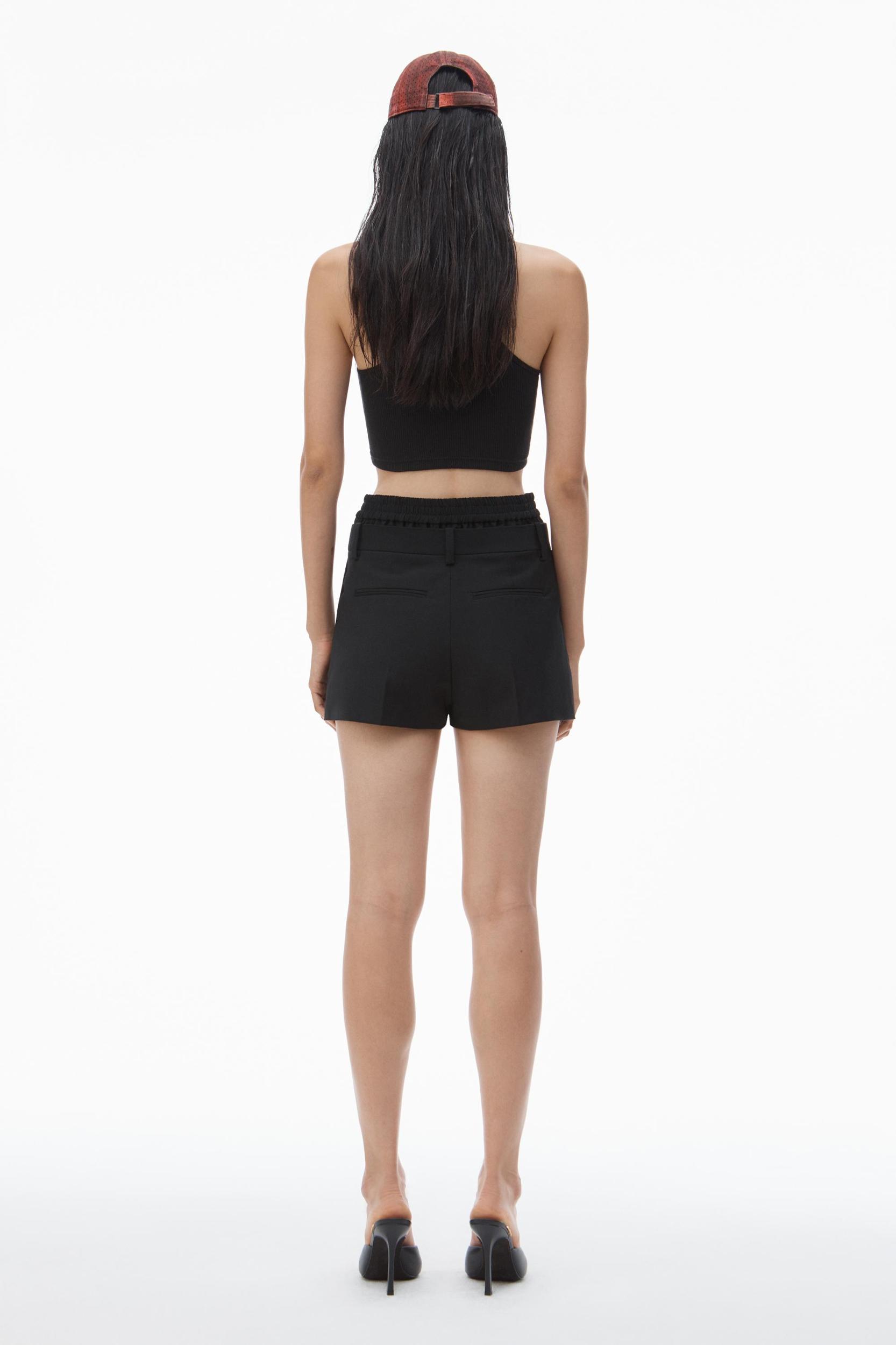 Pre-styled Pleated Short With Boxer Waistband Product Image