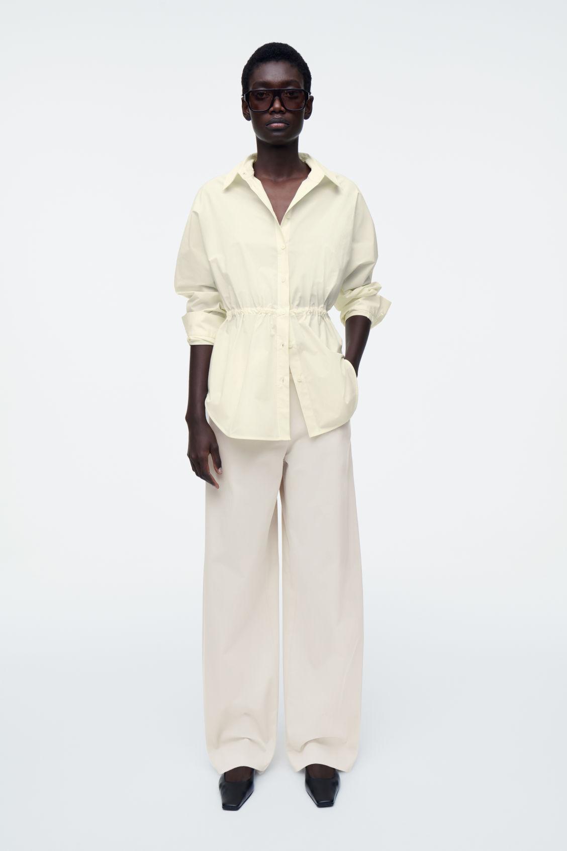 DRAWSTRING-WAIST SHIRT Product Image