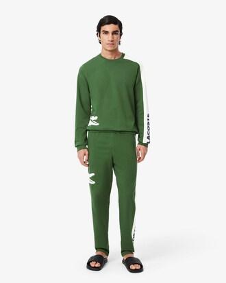 Printed Fleece Loungewear Sweatshirt Product Image