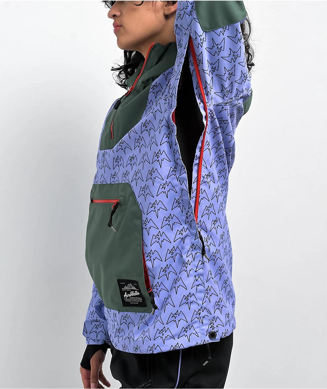 Airblaster Freedom Green 10K Anorak Snowboard Jacket Product Image