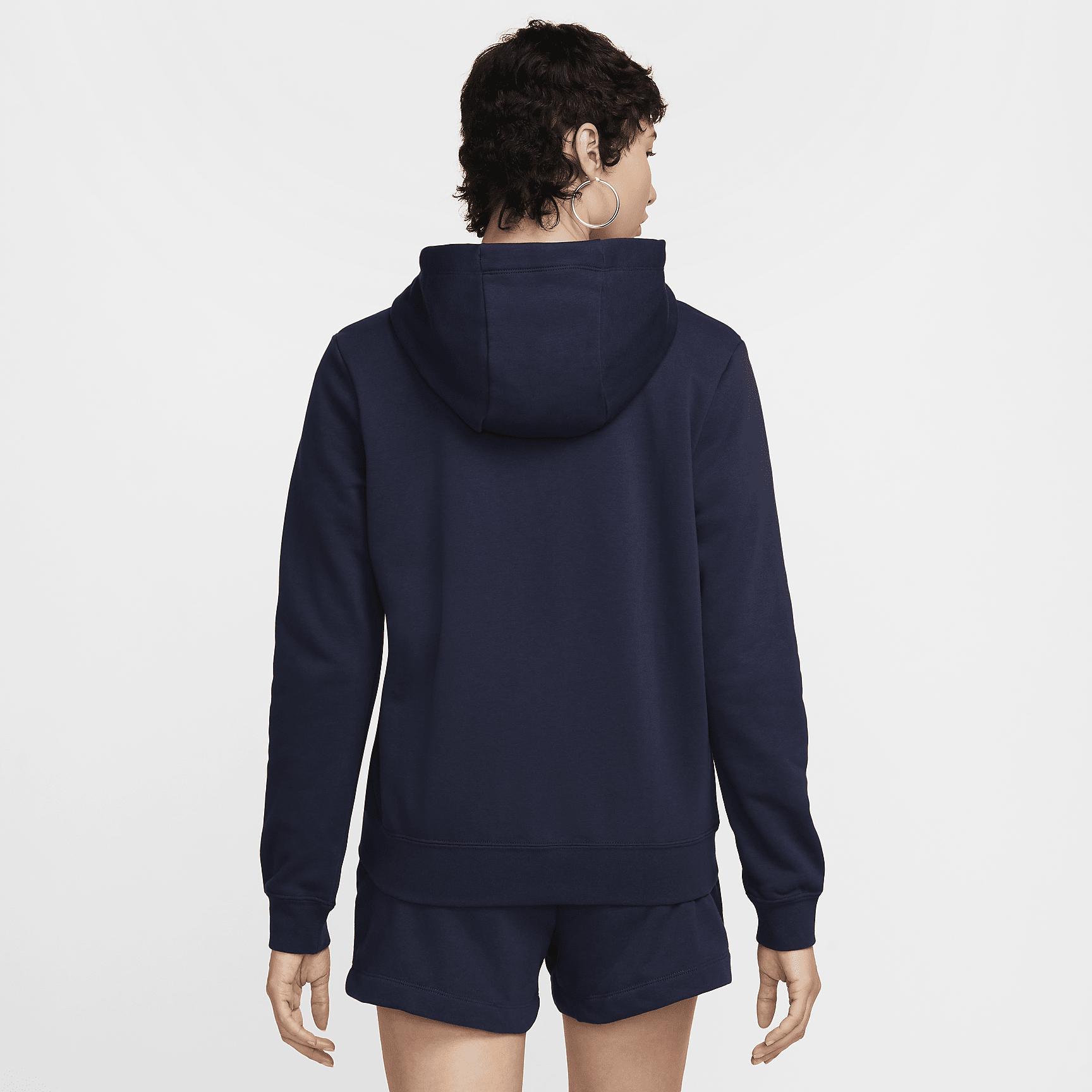 Womens Nike Sportswear Club Fleece Full-Zip Hoodie | DQ5471-451 Product Image